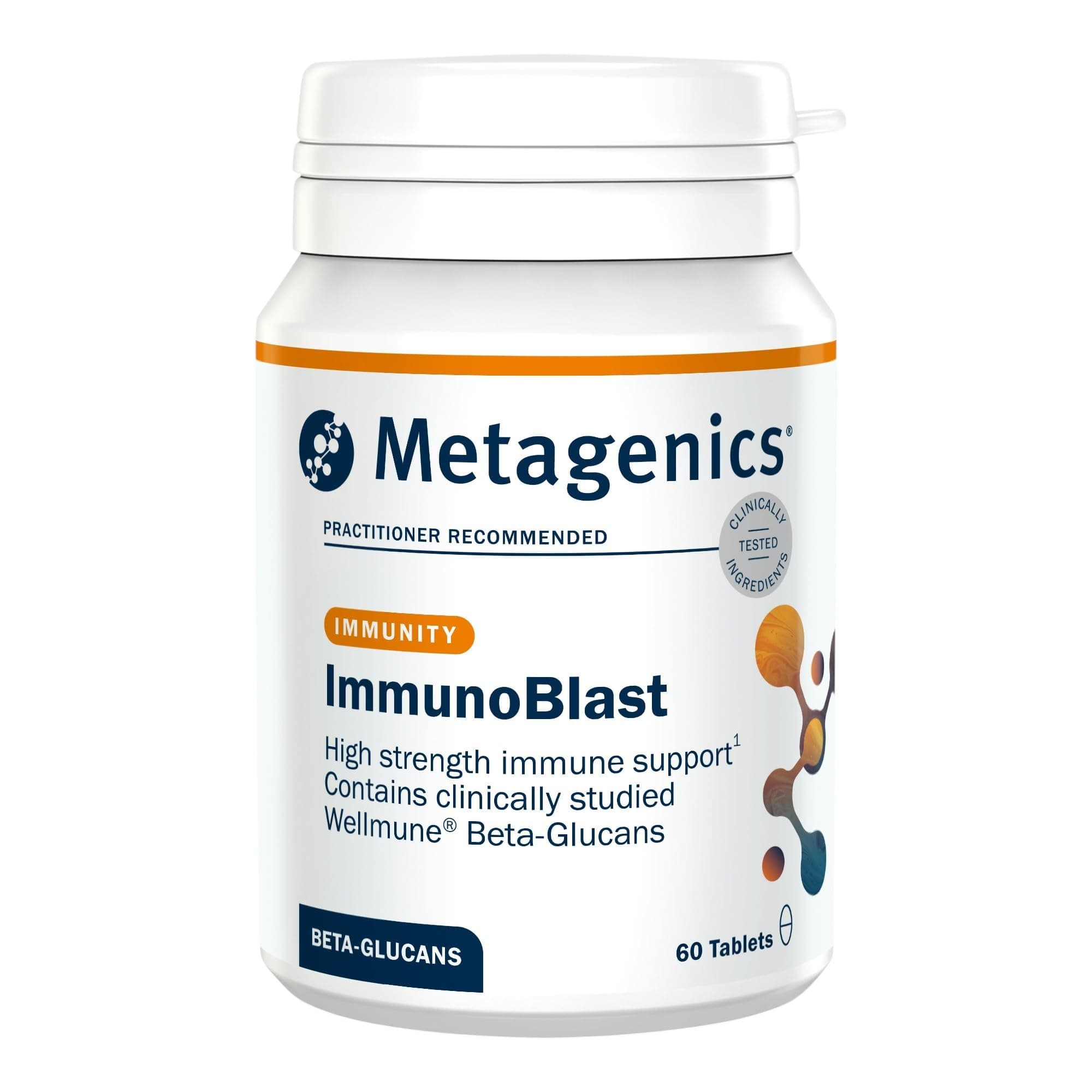 Metagenics ImmunoBlast - Immune Support Supplement - with Beta Glucans, Vitamins A, C, D, E & Zinc for Immune Support - 60 Tablets