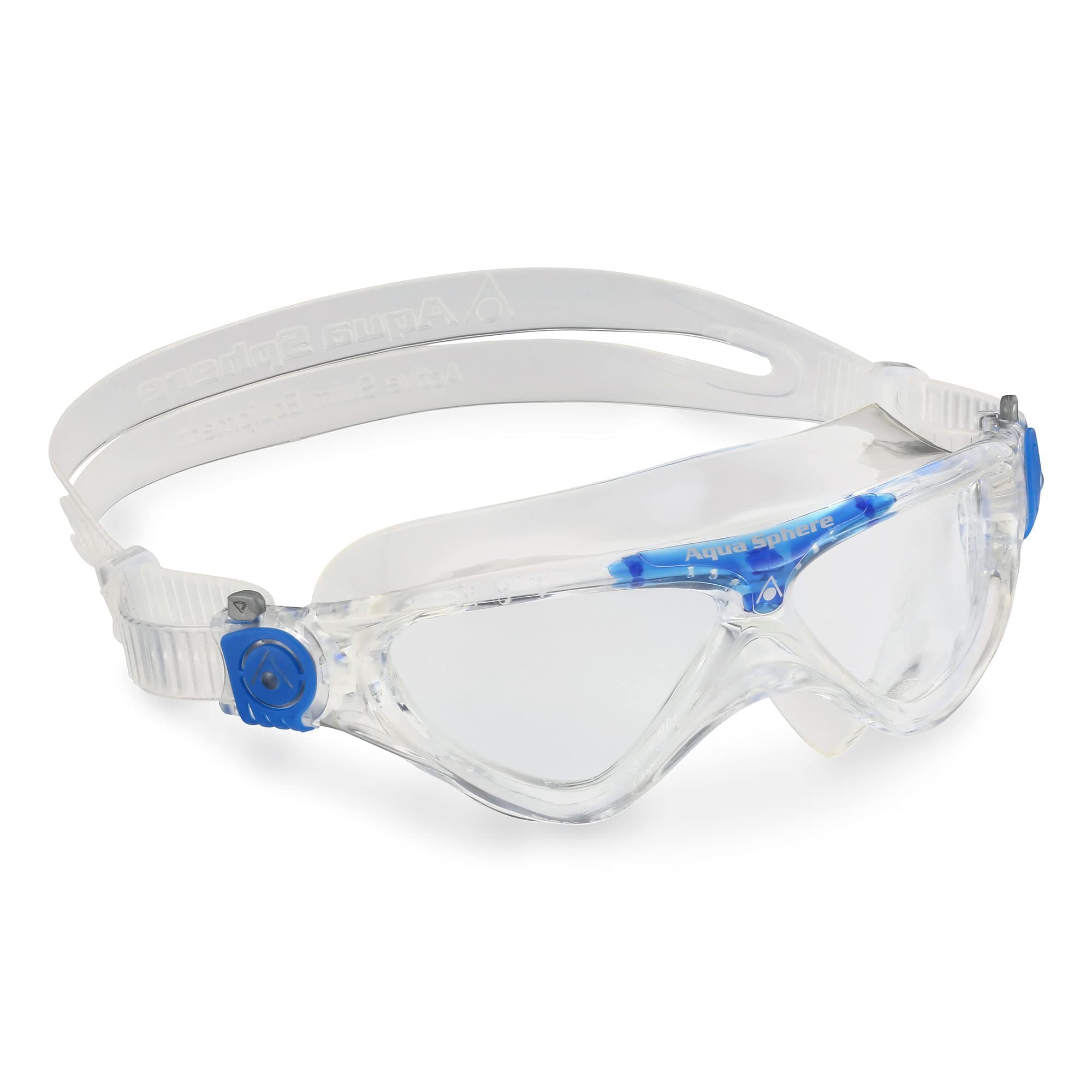 Aquasphere Vista Junior (Ages 6+) Swimming Goggles - 180 Degree Vision, Leak Free Hypoallergenic Seal, Anti Fog & Scratch