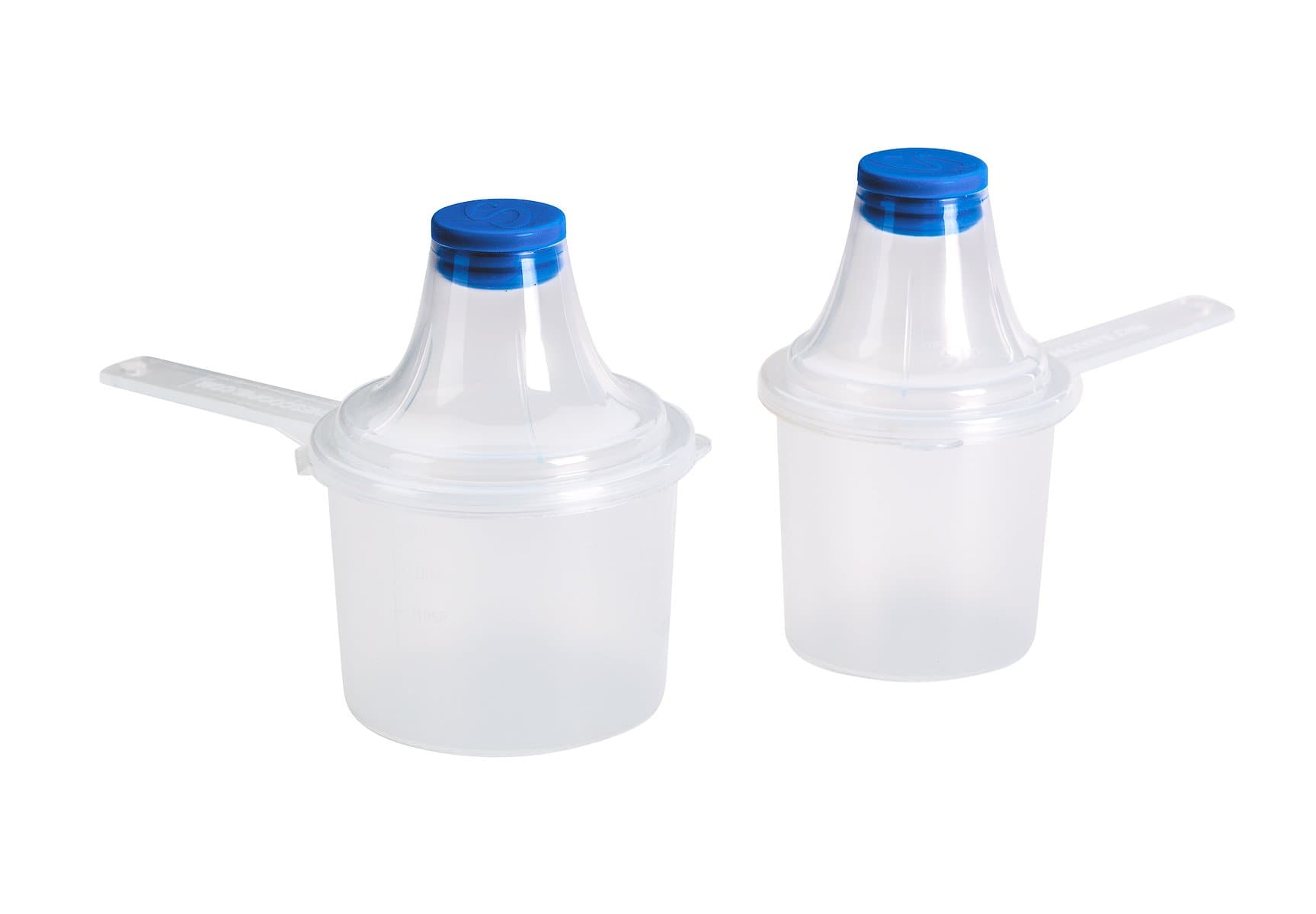The Scoopie Portable Scoop Funnel Two Double Pack's in Clear or White (4 Total Units)