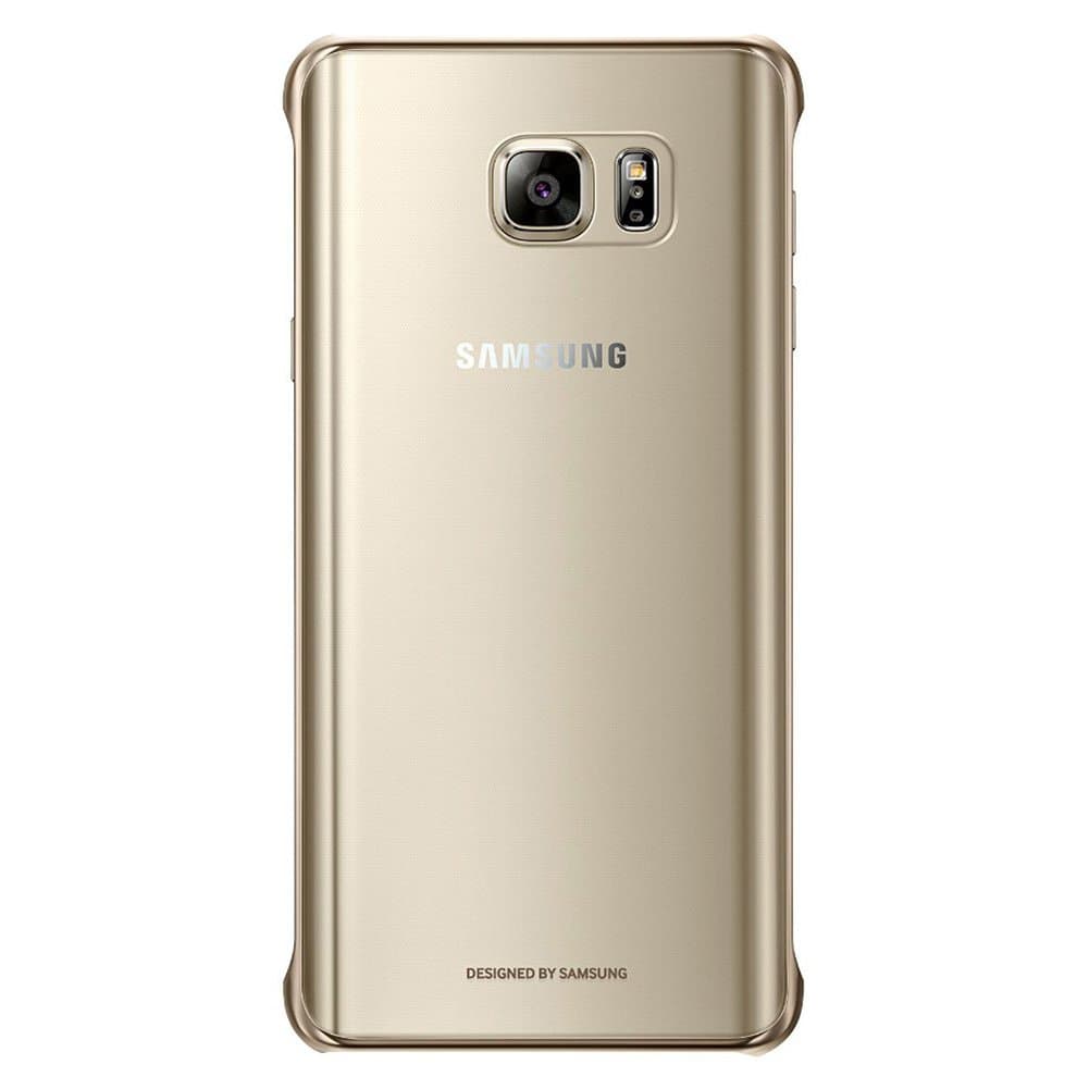 [Clear Gold] Samsung Galaxy Note5 Clear Cover Protective Cover Case EF-QN920C for Samsung Galaxy Note 5 (SM-N920) - Retail Packaging
