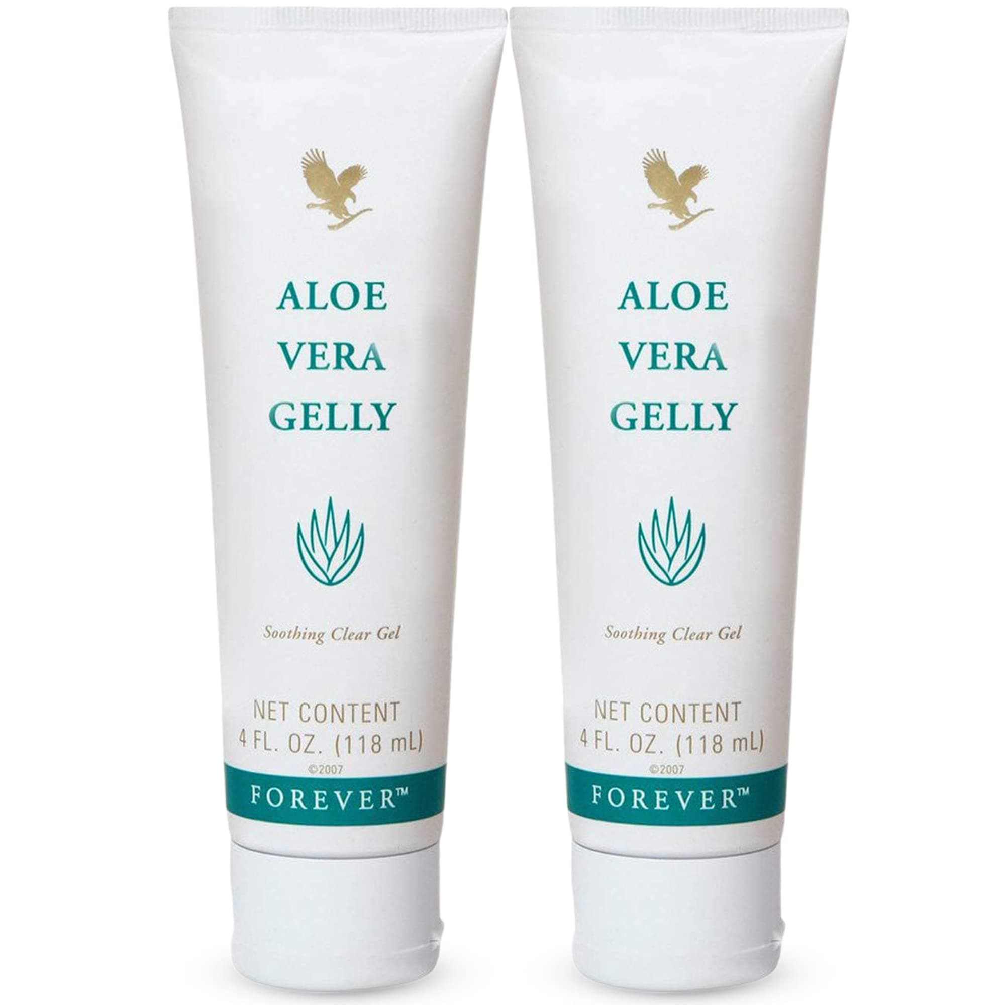 Forever Living Aloe Vera Gelly 100% Stabilized Aloe Vera Gel (2 Pack),4 fl. oz.