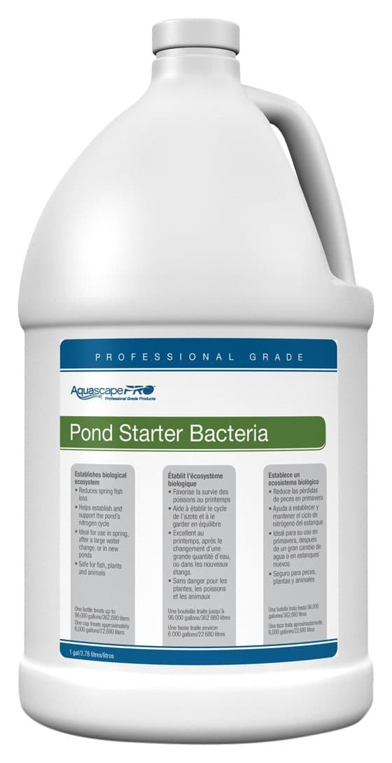 Aquascape 40011 AquascapePRO Pond Starter Bacteria/Liquid Water Treatment - 1 Gallon