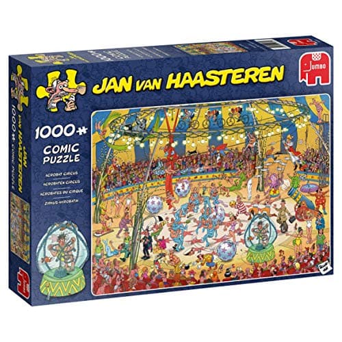 Jumbo, Jan Van Haasteren - Acrobat Circus, Jigsaw Puzzles for Adults, 1,000 Piece