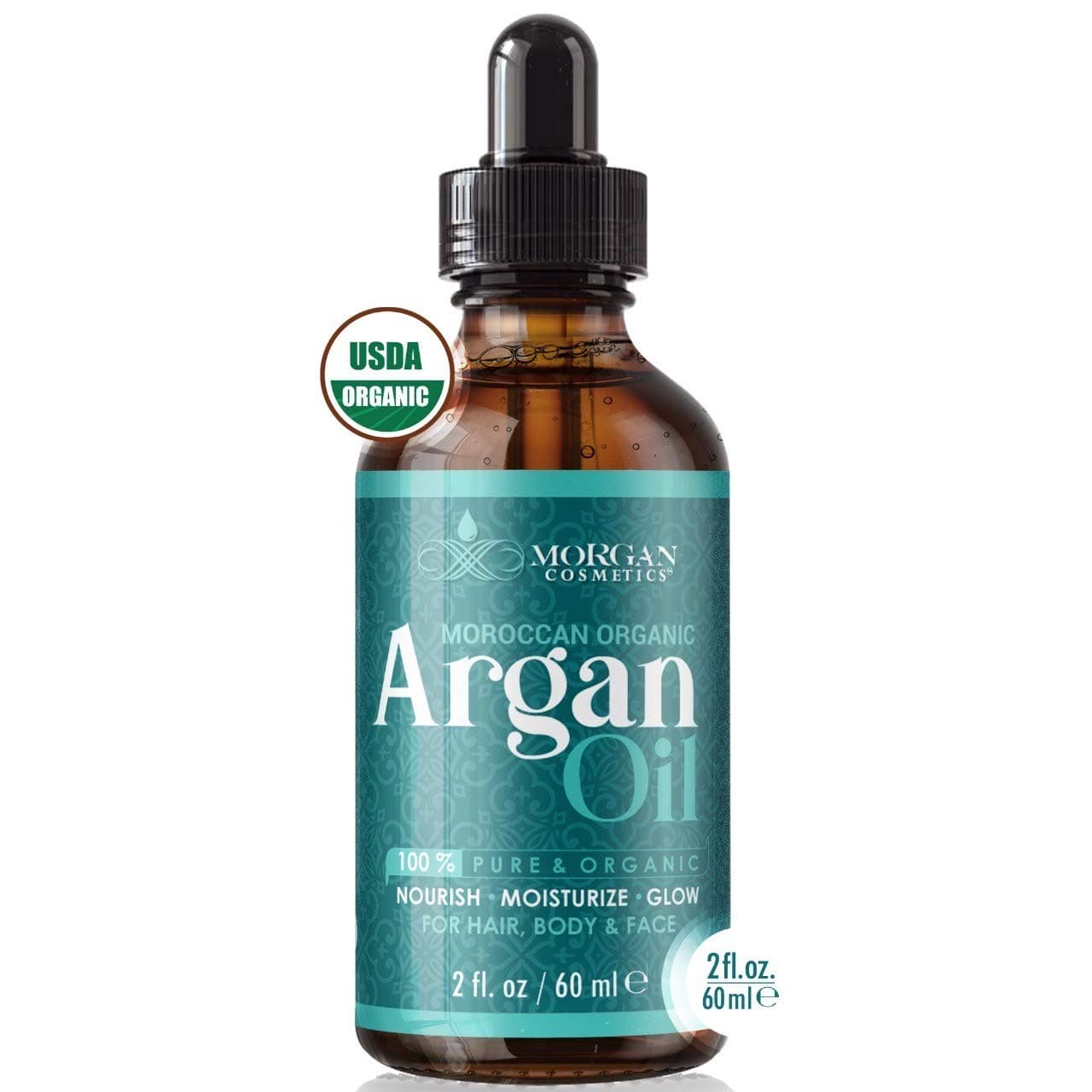 100% USDA Certified Organic Argan Oil 2-Ounce