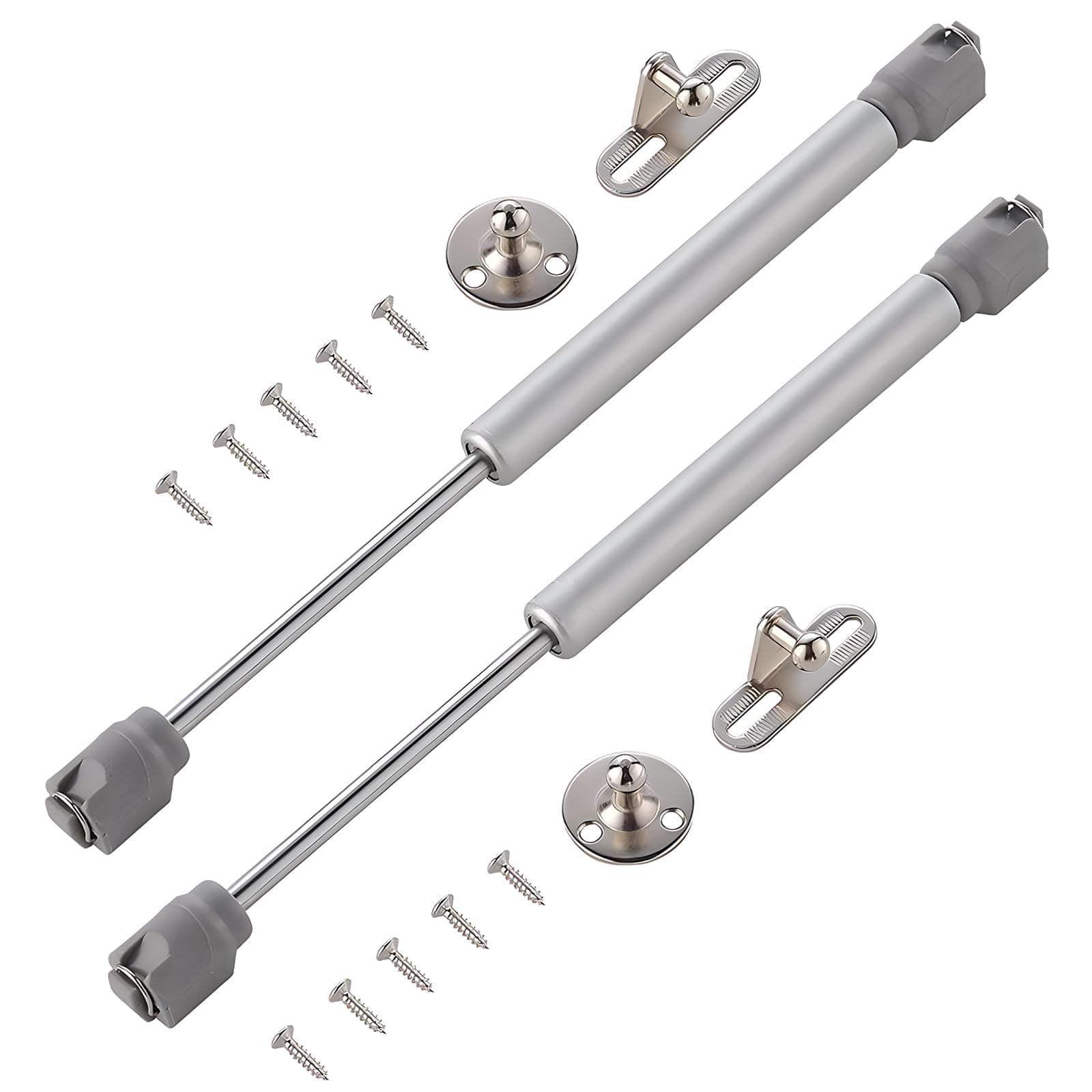 HOWDIA 200N/44lbs Gas Struts for Heavy Lid, Soft Open Gas Strut Gas Spring Gas Shocks Lift Supports, Safety Lift Support Lid Hinge for Cabinets Toy Box, Pack of 2