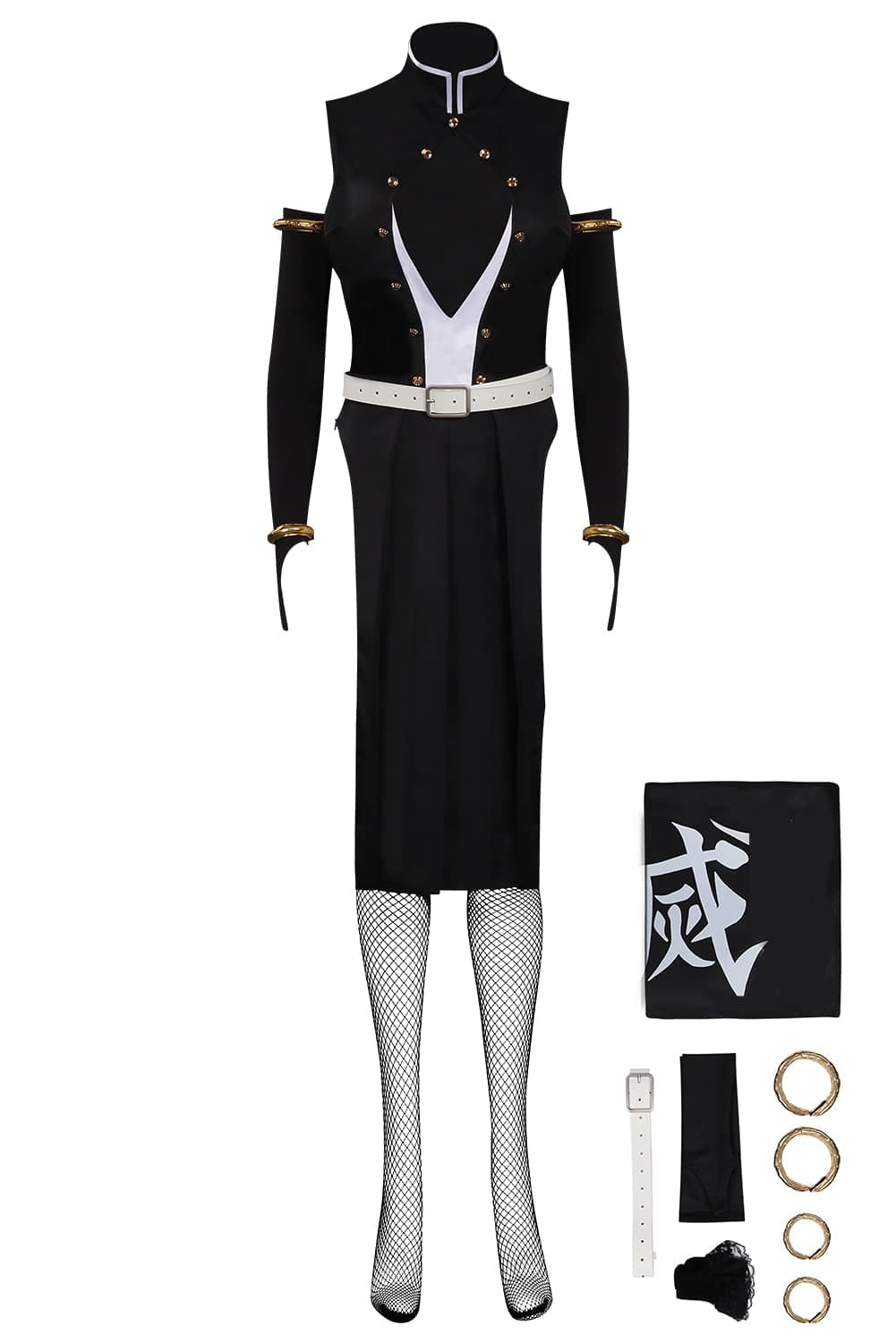 Gonriya Cosplay Costume Tengen Uzui Outfit Uniform Anime Halloween Full Set