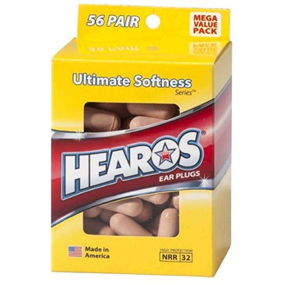 HEAROSUltimate Softness Series Ear Plugs 56 pairs (Pack of 6)