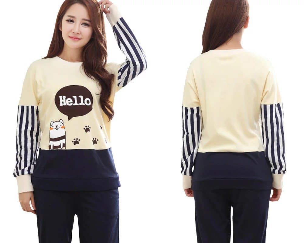 Wxian Women's Cartoon Sleepwear Pjs Pajama Nighty