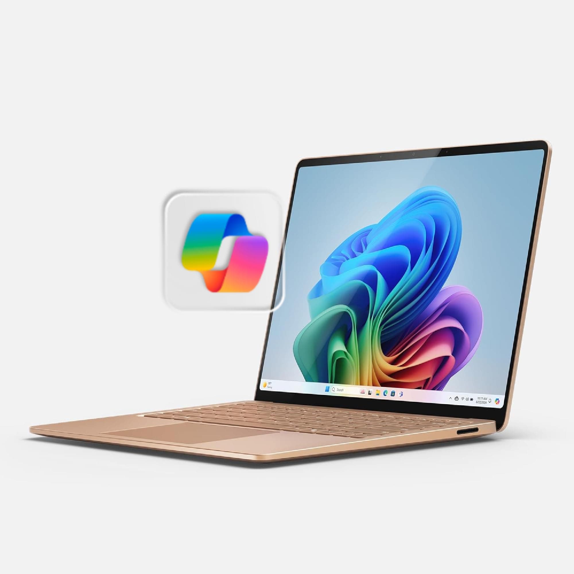 Surface Laptop (2024), Windows 11 Copilot+ PC, 13.8" Touchscreen Display, Snapdragon X Plus (10 core), 16GB RAM, 512GB SSD Storage, Dune