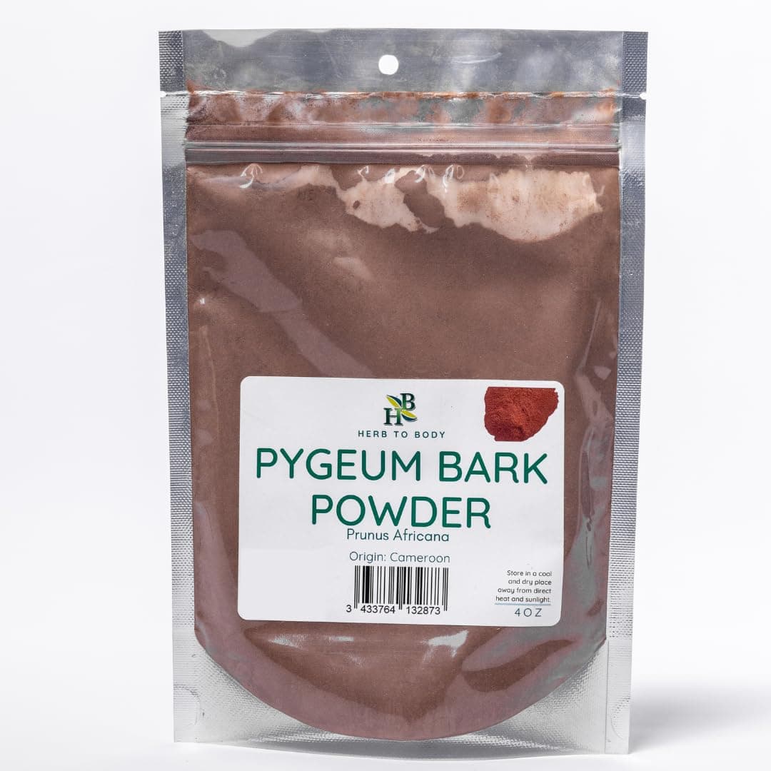 Pygeum Bark Powder | Prunus Africana | Wildcrafted | 4oz