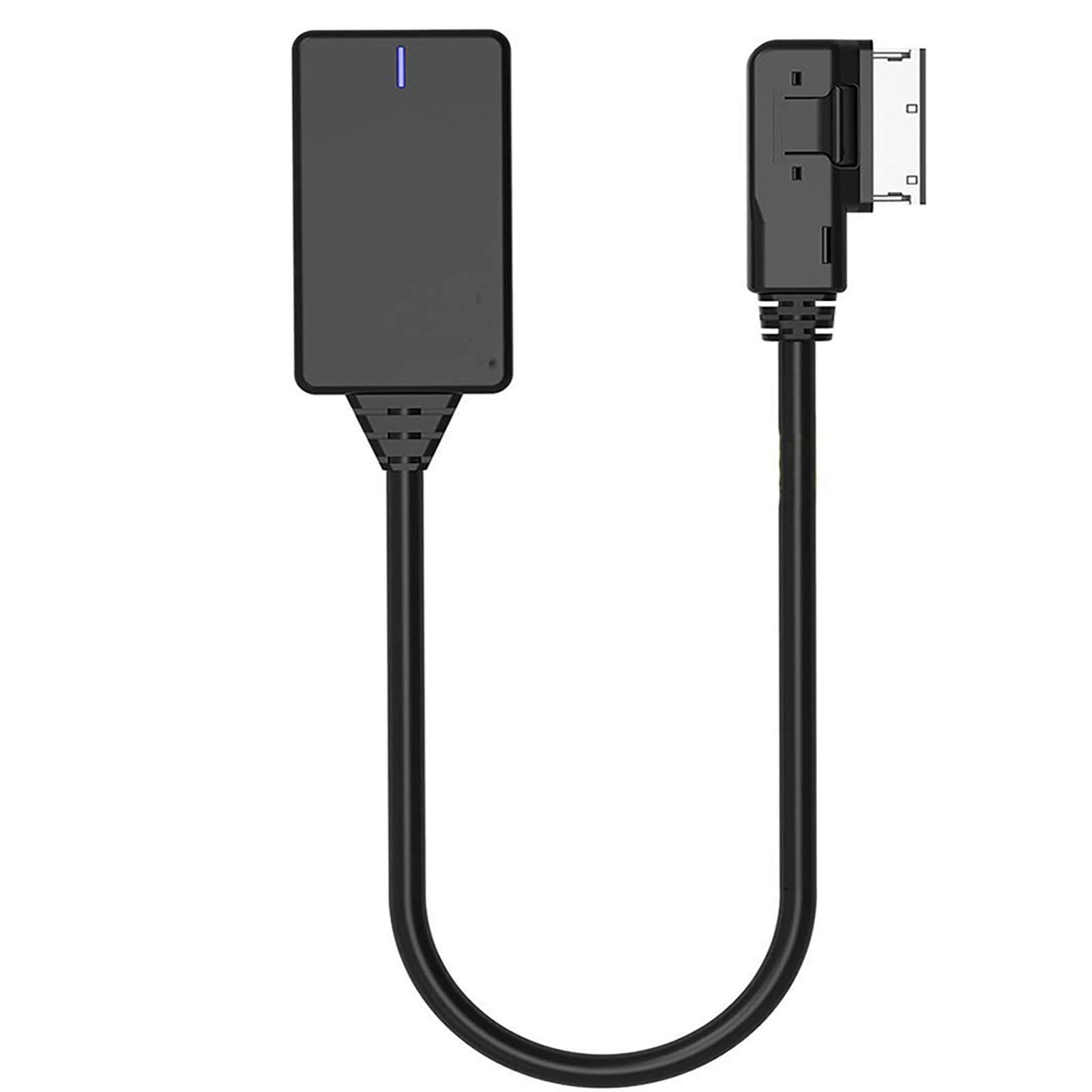 Car BT for Audi VW Car Audio BT 5.0 Audi Aux Bluetoth Adapter for VW Audi AMI MMI MDI Audio Music Cable Compatible with Any BT Devices for VW Audi Car (Only MMI 3G Can Use)