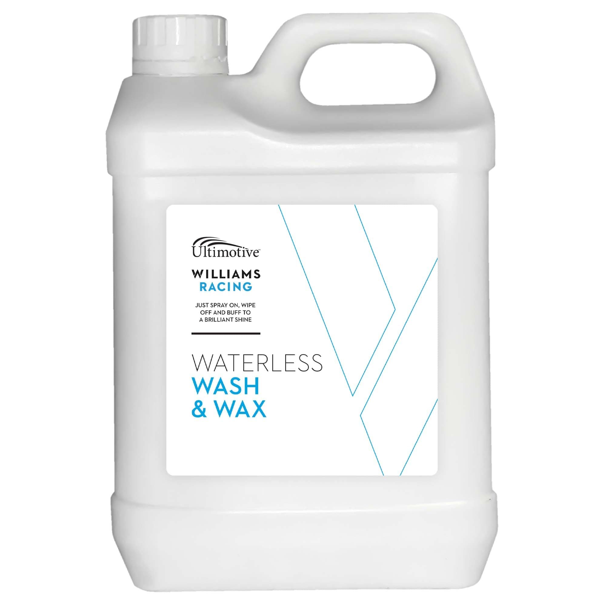Williams Racing W43 Waterless Wash and Wax Car Cleaning 2.5L re-Fill Bottle only