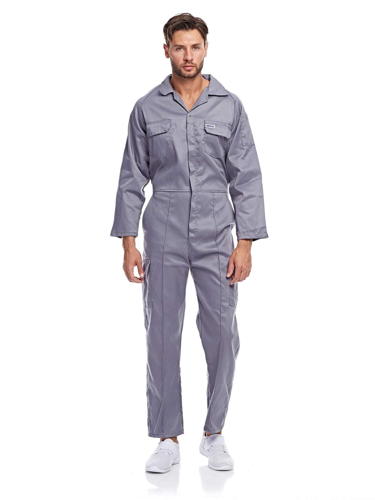 Ameriza Cheif-C Twill Cotton Coverall - Grey