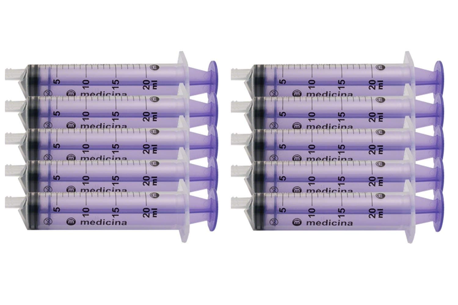 Medicina ENFit Enteral Syringe 20ml, Pack of 10