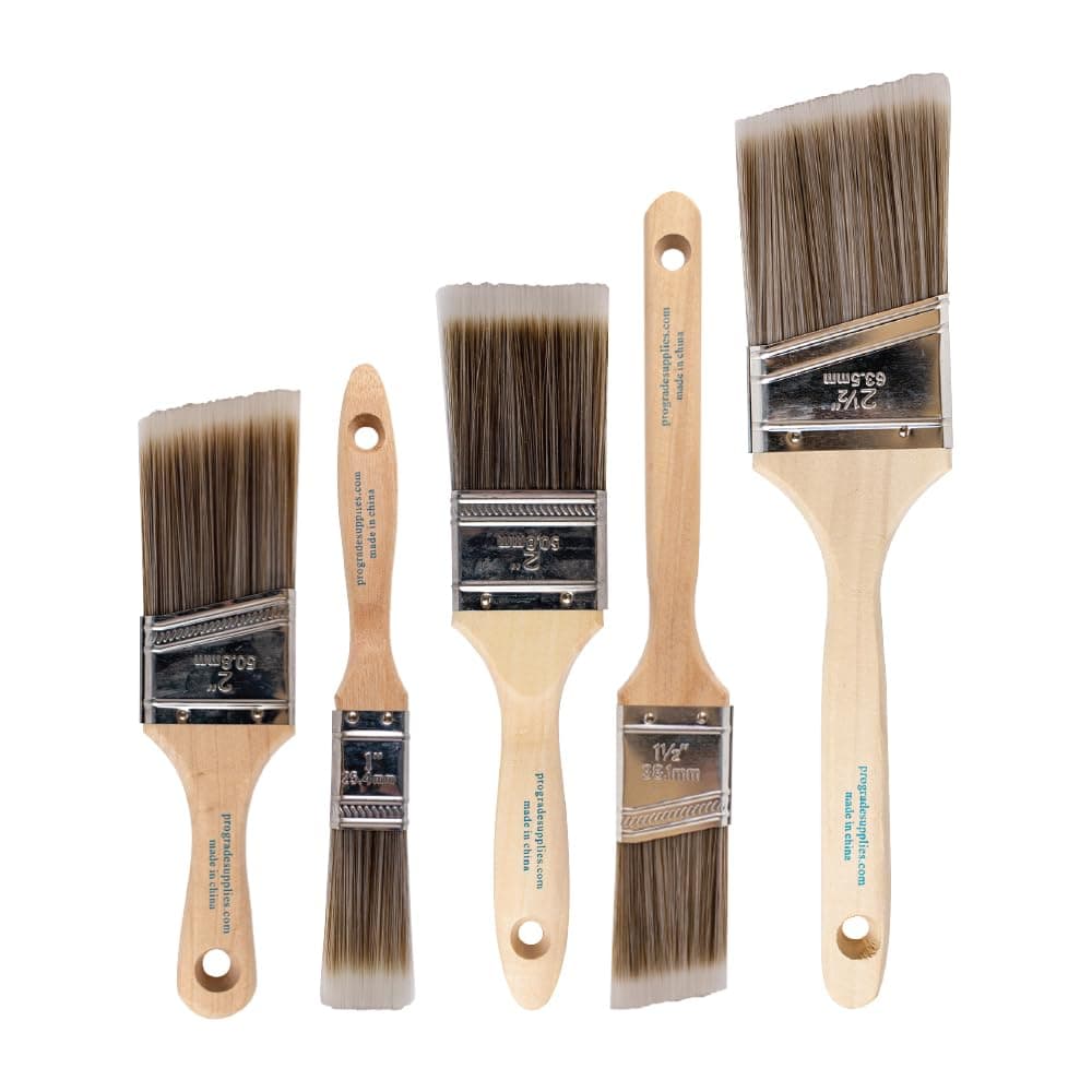 Pro Grade - Paint Brushes - 5 Ea - Paint Brush Set