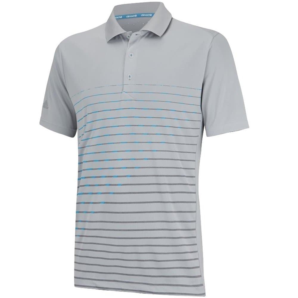 adidas Golf Men's ClimaChill Broken Stripe Polo