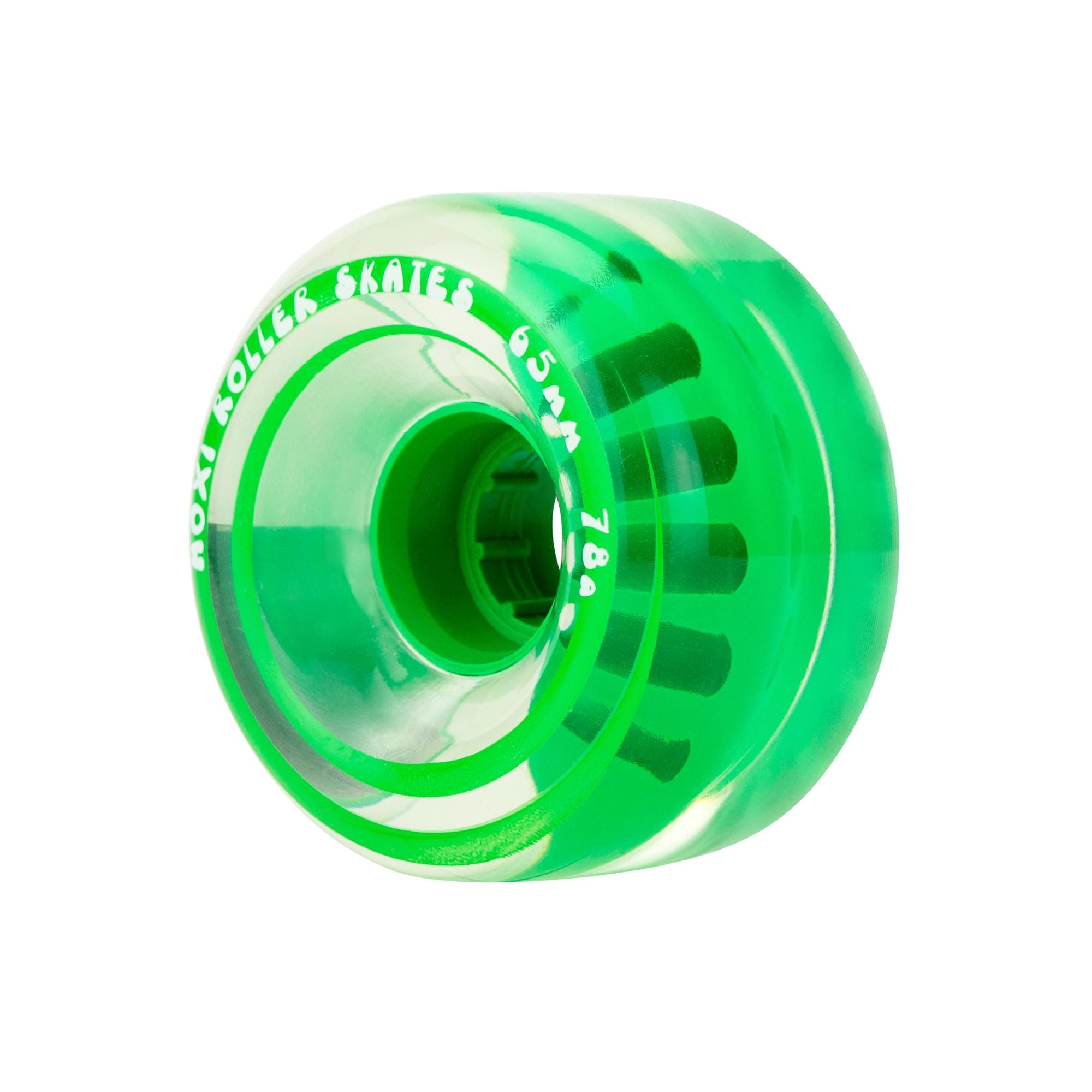 Skates - Classic - Outdoor Roller Skate Wheels - 4 Pack of 40mm x 65mm 78A Wheels | Green Apple
