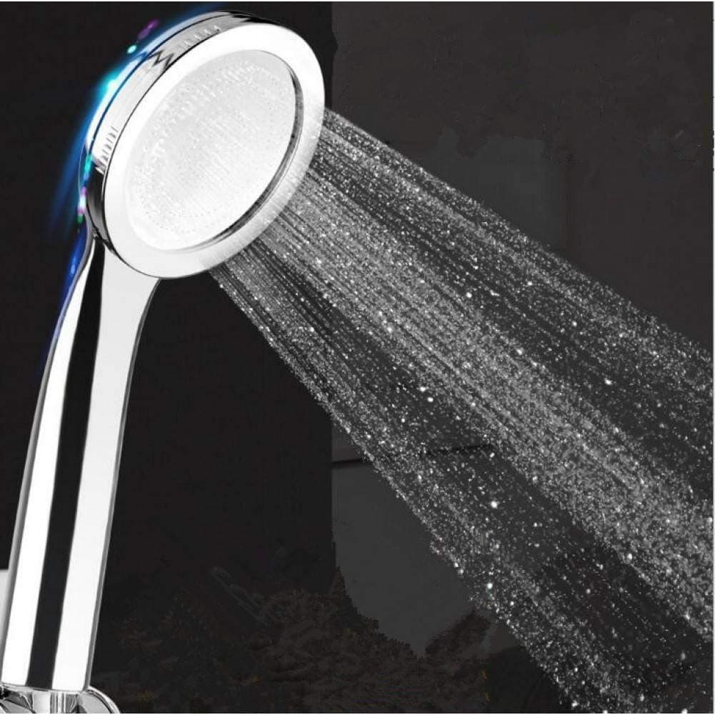 KEKEYANG rain Handheld Shower Head Ultrathin Spa Bath Rain Shower Head Turbo High Presure Chrome-Plate Handhold Bathroom Powerful Energy Rainfall Showerhead Showerhead