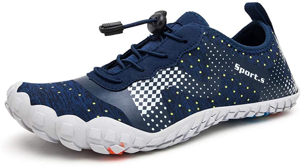 WateLvesWater Shoes for Men Barefoot Quick-Dry Aqua Sock Outdoor Athletic Sport Shoes for Kayaking, Boating, Hiking, Surfing, Walking