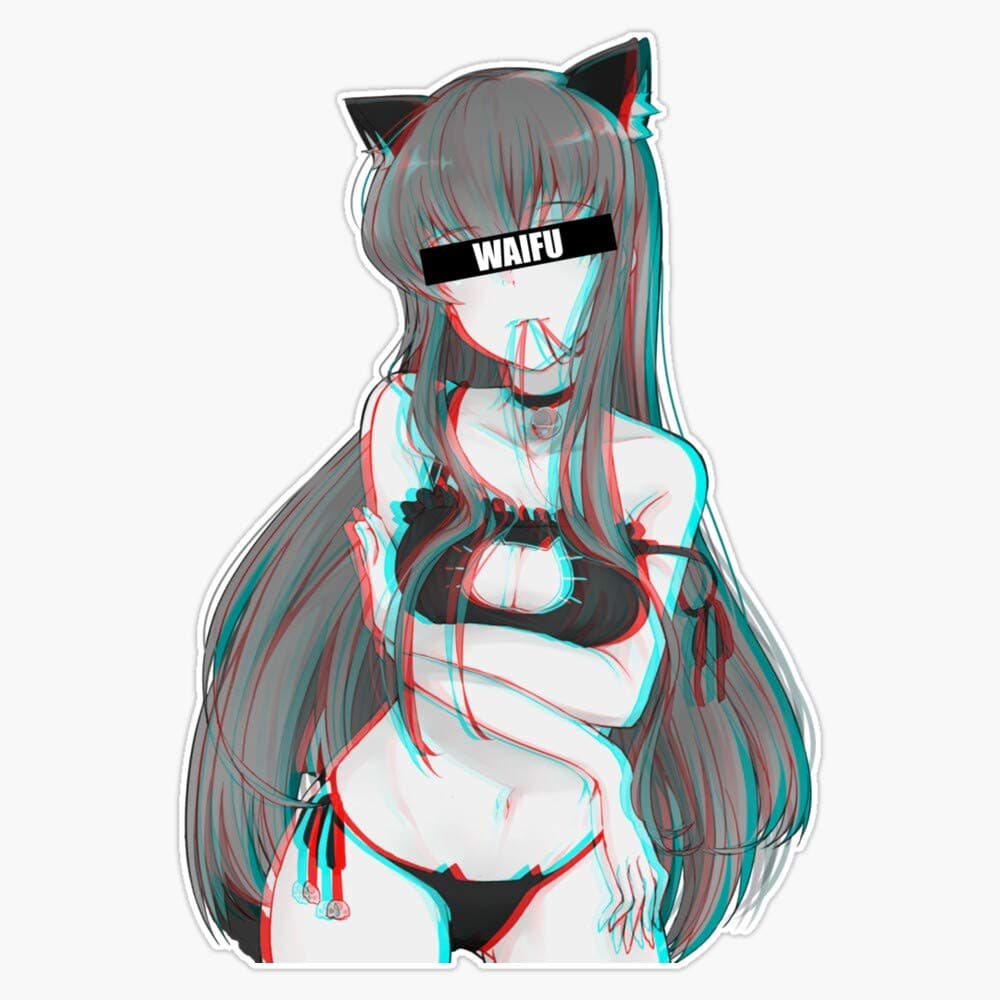 Leyland Designs Code Geass - Cc Waifu Sticker Outdoor Rated Vinyl Sticker Decal for Windows, Bumpers, Laptops or Crafts 5"