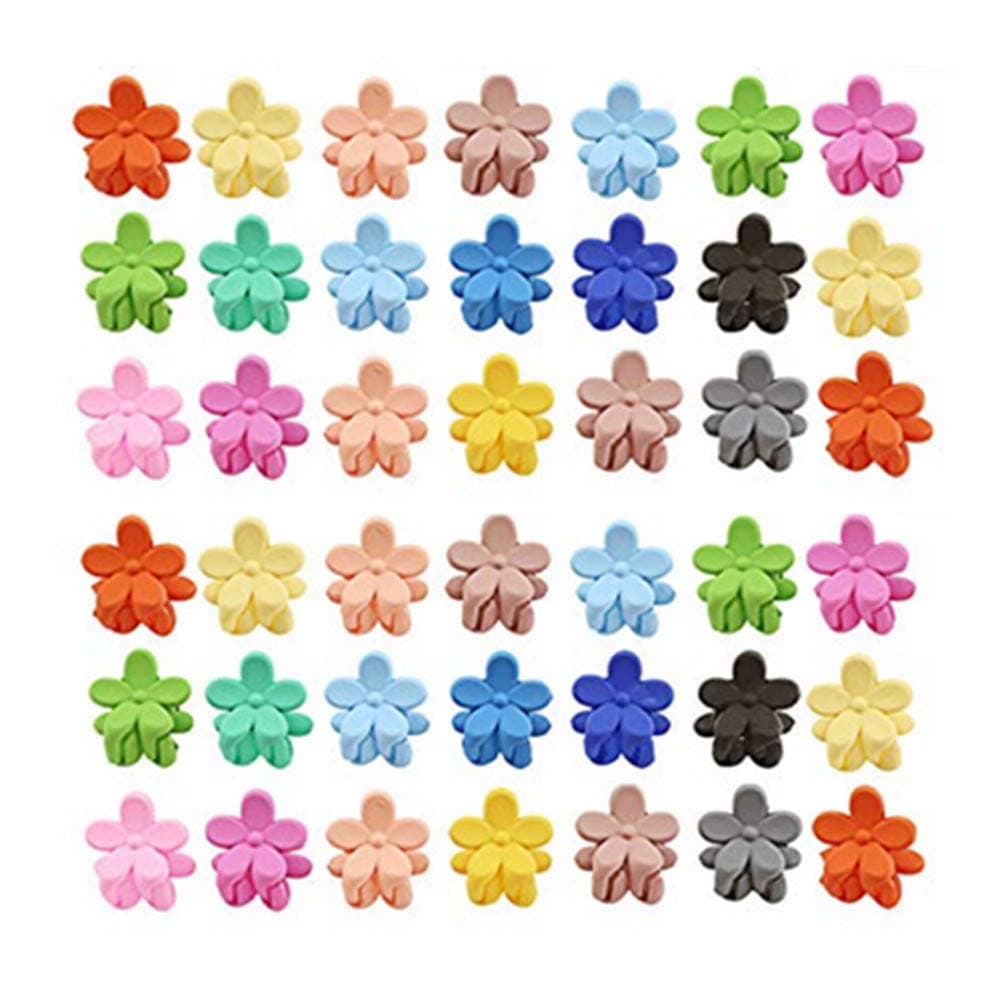 30 PCS mini hair claw clips for girls,Cute Flower Hair Pin For Little Girls Kids Accessories For Children
