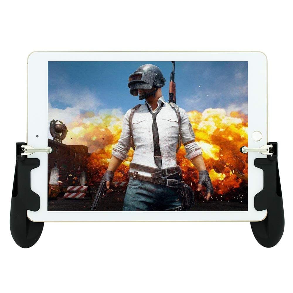 Game Controller for iPad Sensitive Aim and Fire Triggers for PUBG Mobile Gamepad for for PUBG/Knives Out Support 4.5-12.9 inch Android Tablet Operation by 4 Fingers