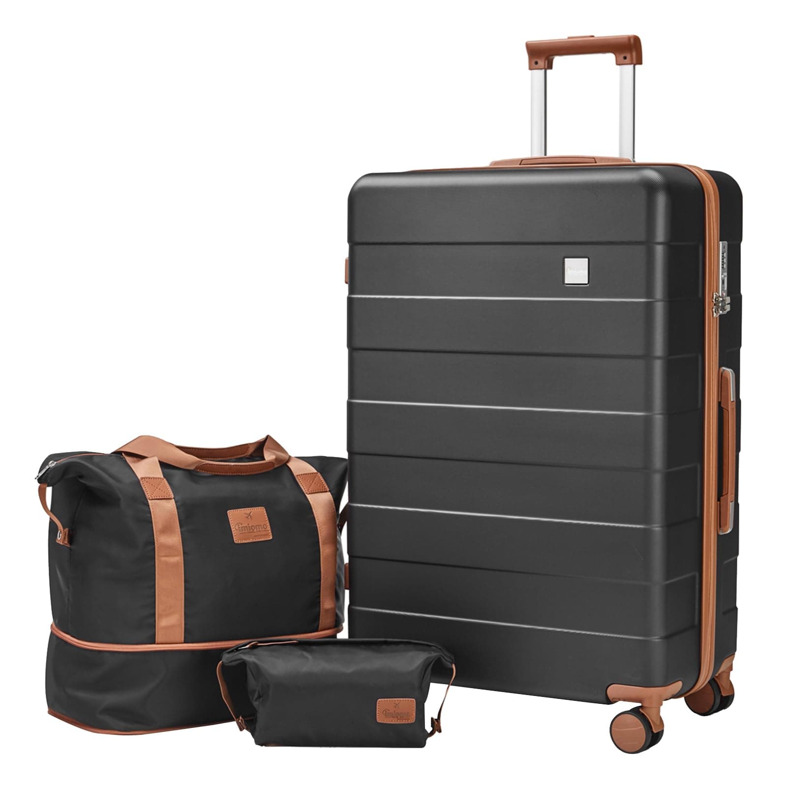 imiomo 3 Piece Luggage Sets,Suitcase with Spinner Wheels,Luggage Set Clearance for Women, Lightweight Rolling Hardside Travel Luggage with TSA Lock