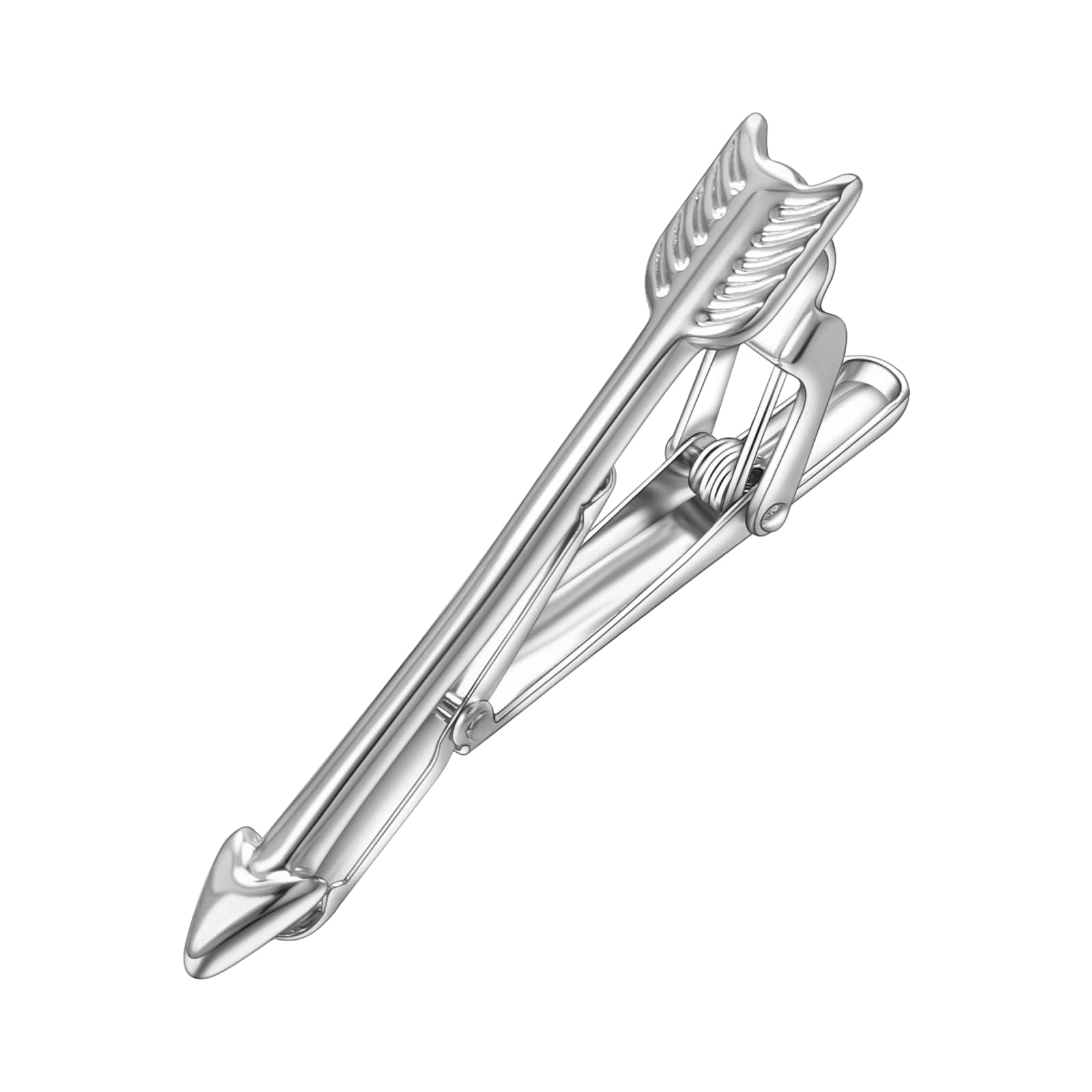 Yoursfs Lightning Bolt/Fishhook/Scottish Sword Tie Clip For Men Novelty Tie Clasp Bar Warrior Fashion Stainless Steel Cool tie Clips