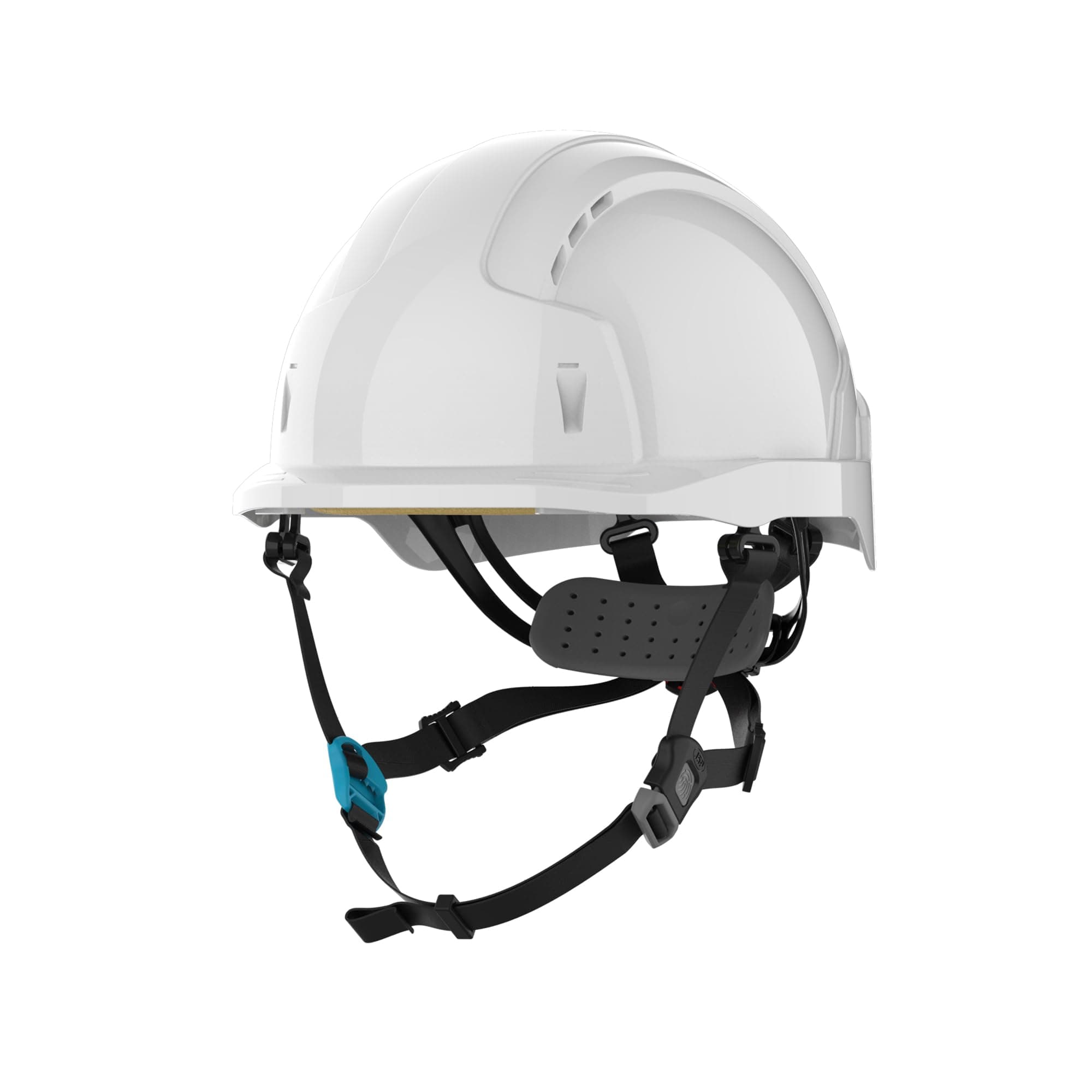 JSP EVOLITE SKYWORKER - Industrial Working at Height Hard Hat Safety Helmet - White - Strong Lightweight ABS Shell - Adjustable 4-Point Chinstrap - EN 397 & EN 12492