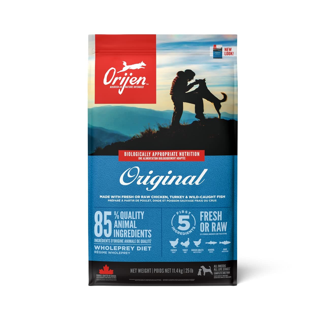 Orijen Adult Original Food, 11.4 kg