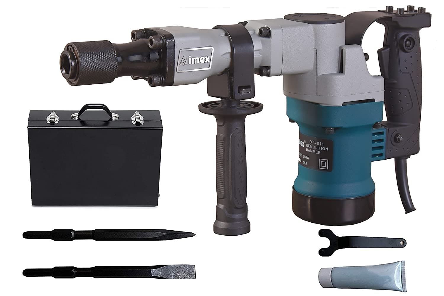 Aimex Corded Electric 5Kg 3850 RPM Demolition Hammer, 950W