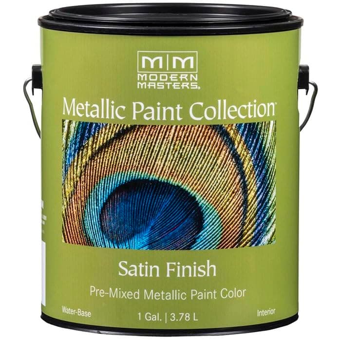 Modern Masters 60-Pack of 1 gal ME195 Copper Metallic Paint Collection, Satin Water-Based Decorative Metallic Paint