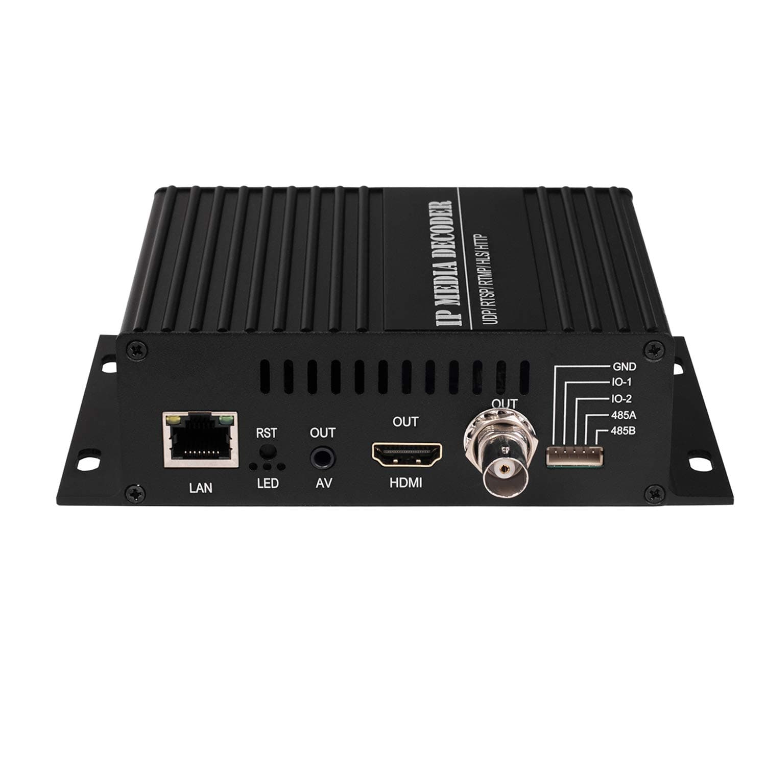 H.265 HEVC H.264 4K Ultra HD Video Audio Decoder HDMI+CVBS AV Output for Advertisement Display, Decoding IP Camera