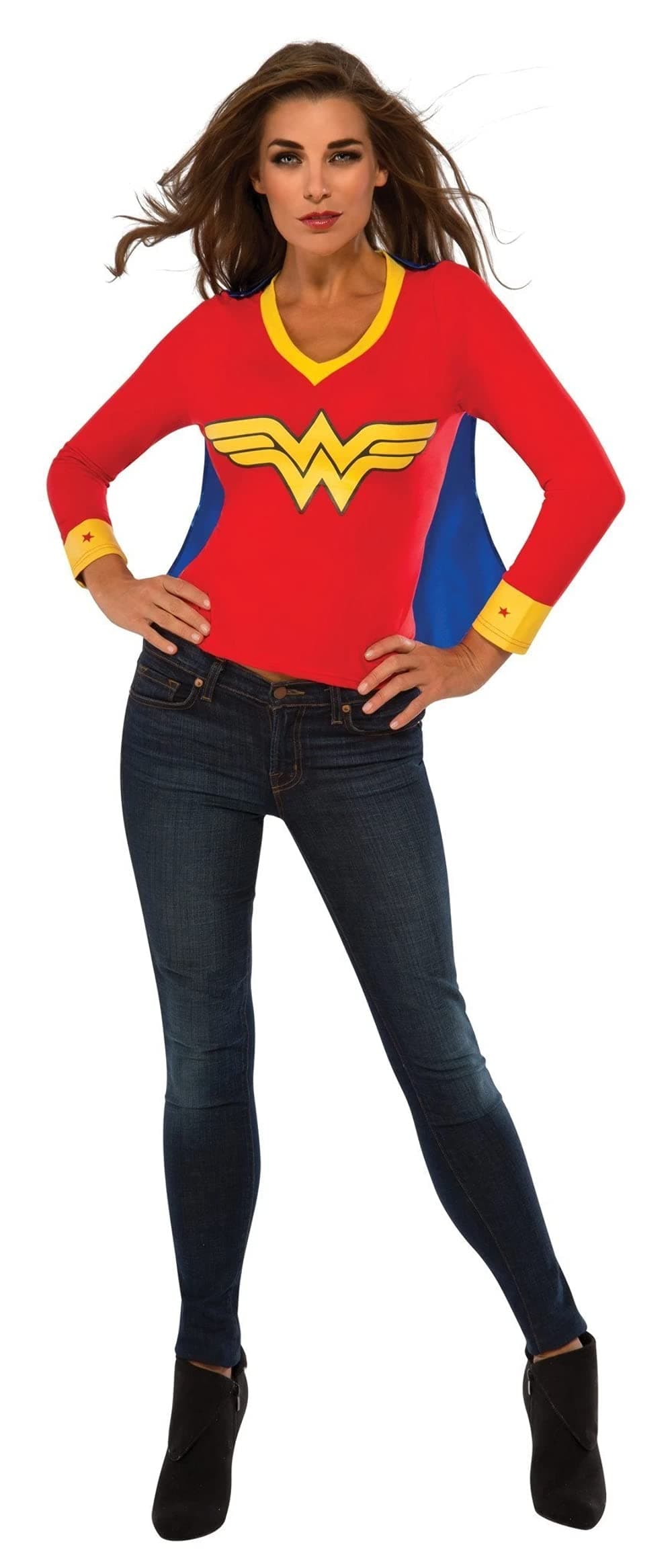 Wonder Woman Sporty Tee with Cape