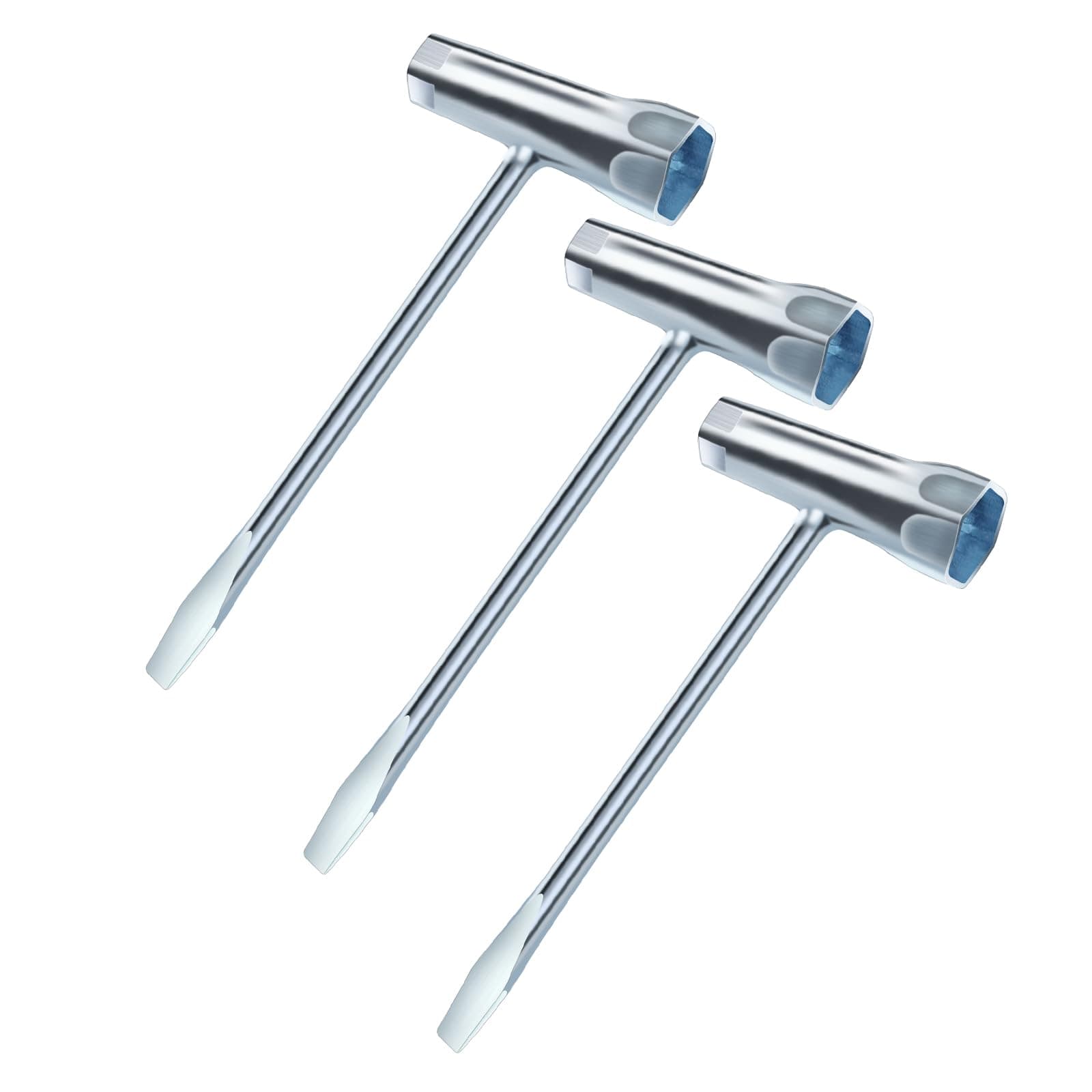 3 Pack Chainsaw Scrench Replacement Combination Screwdriver and Wrench, 13x19 mm Chainsaw Scrench T Wrench Tool