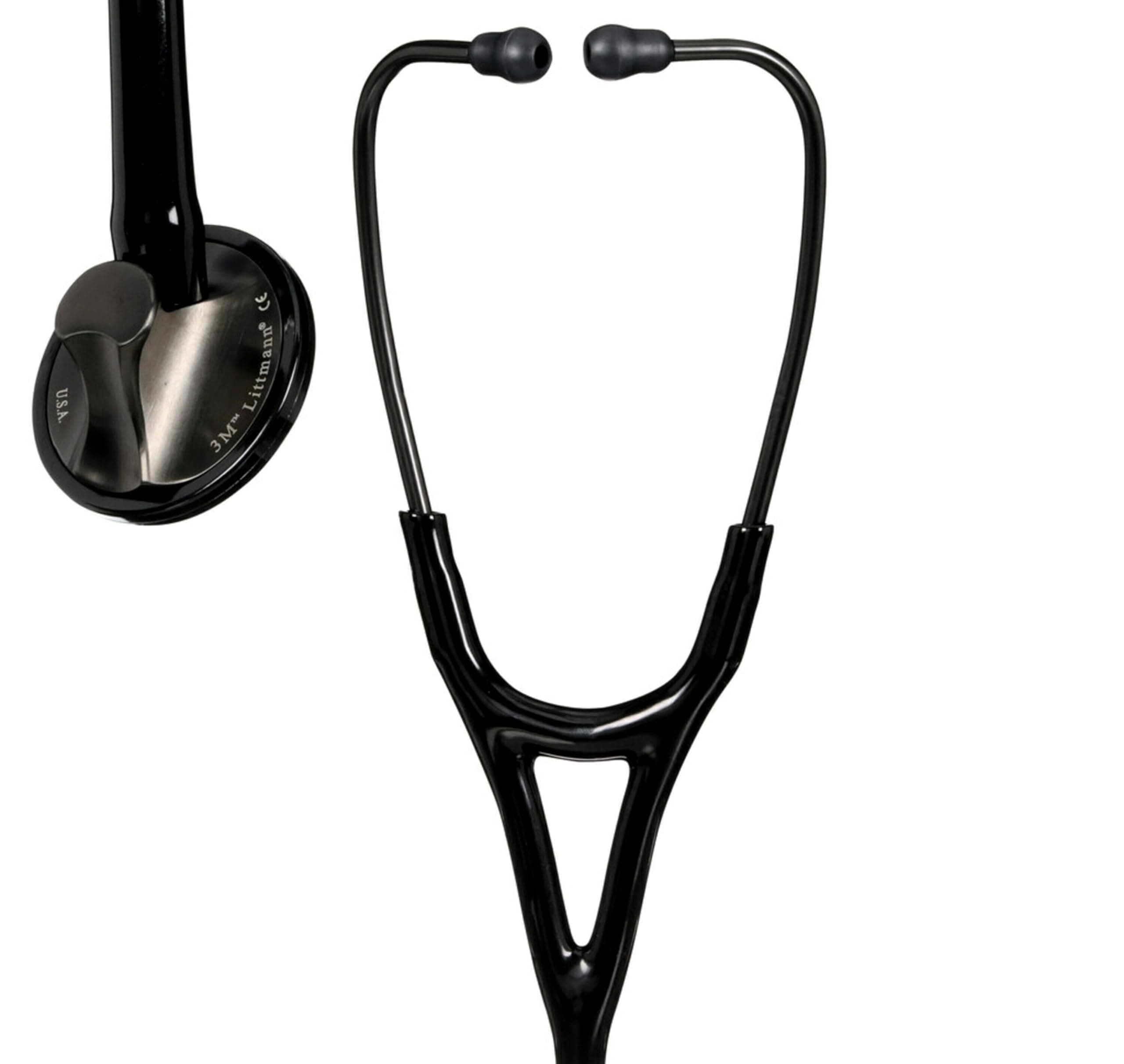 Master Cardiology Stethoscope, 2176, Stainless Steel Smoke-Finish Chestpiece, 27" Black Tube