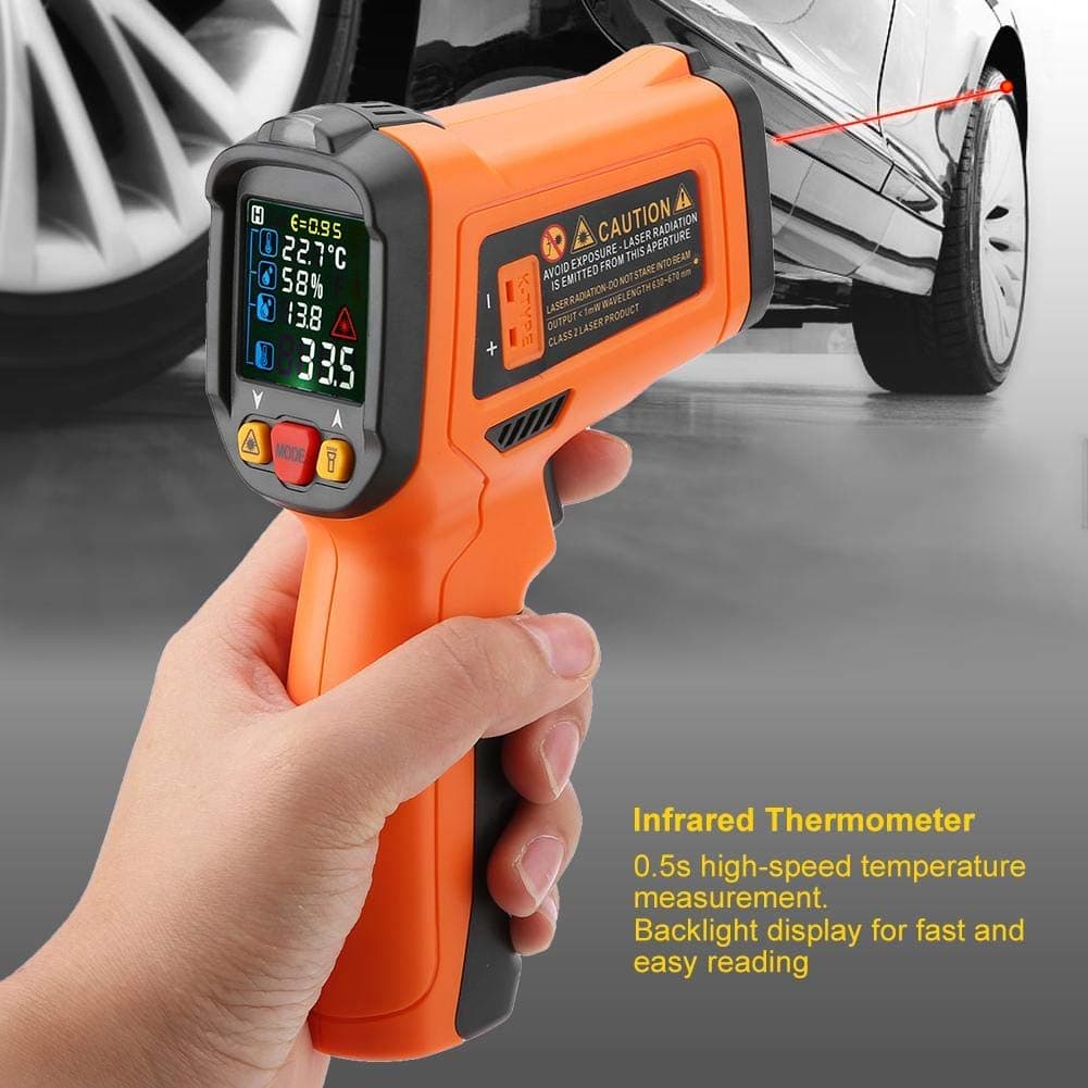 CWY Peakmeter Pm6530D High Precision No-Contact Digital Infrared Thermometer -50℃~800℃