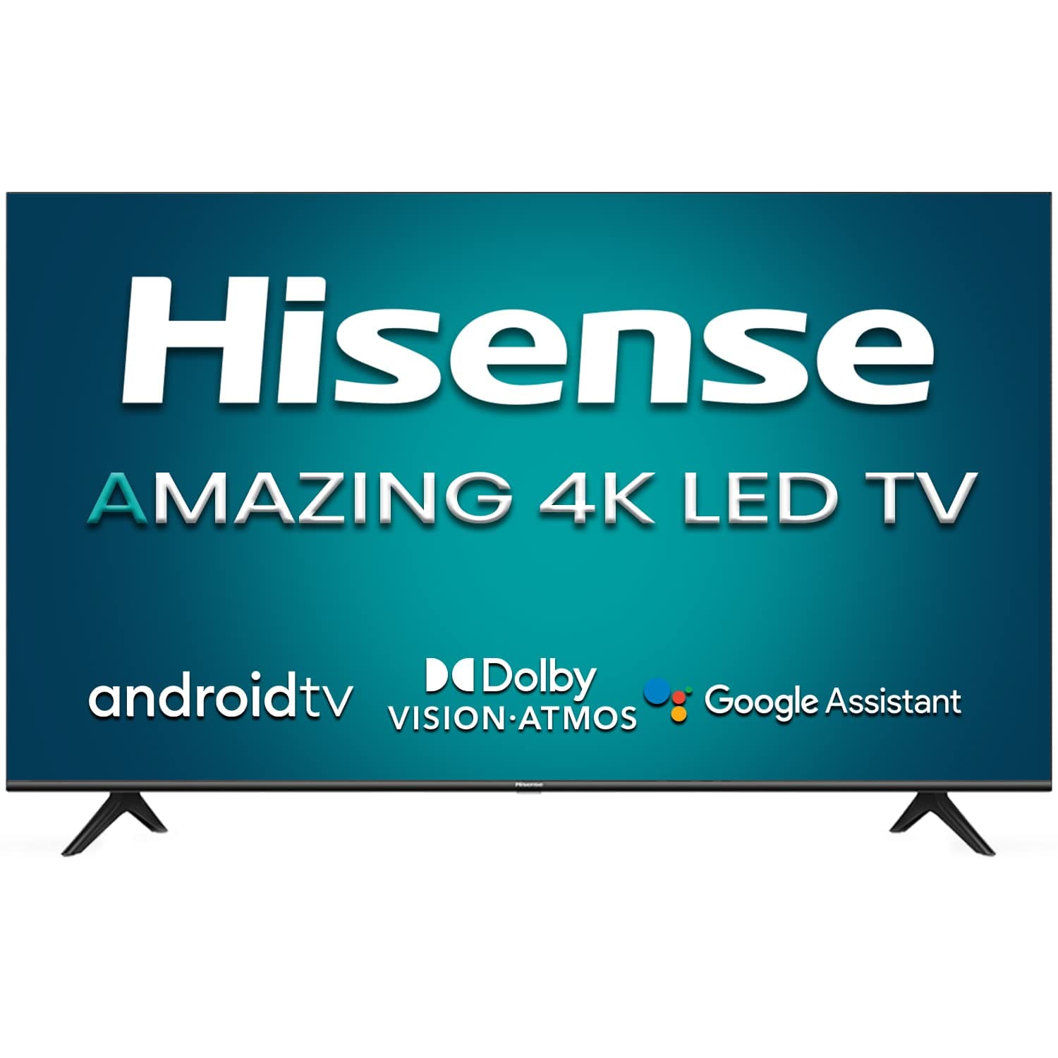 Hisense 108 cm (43 inches) 4K Ultra HD Smart Certified Android LED TV 43A71F (Black)