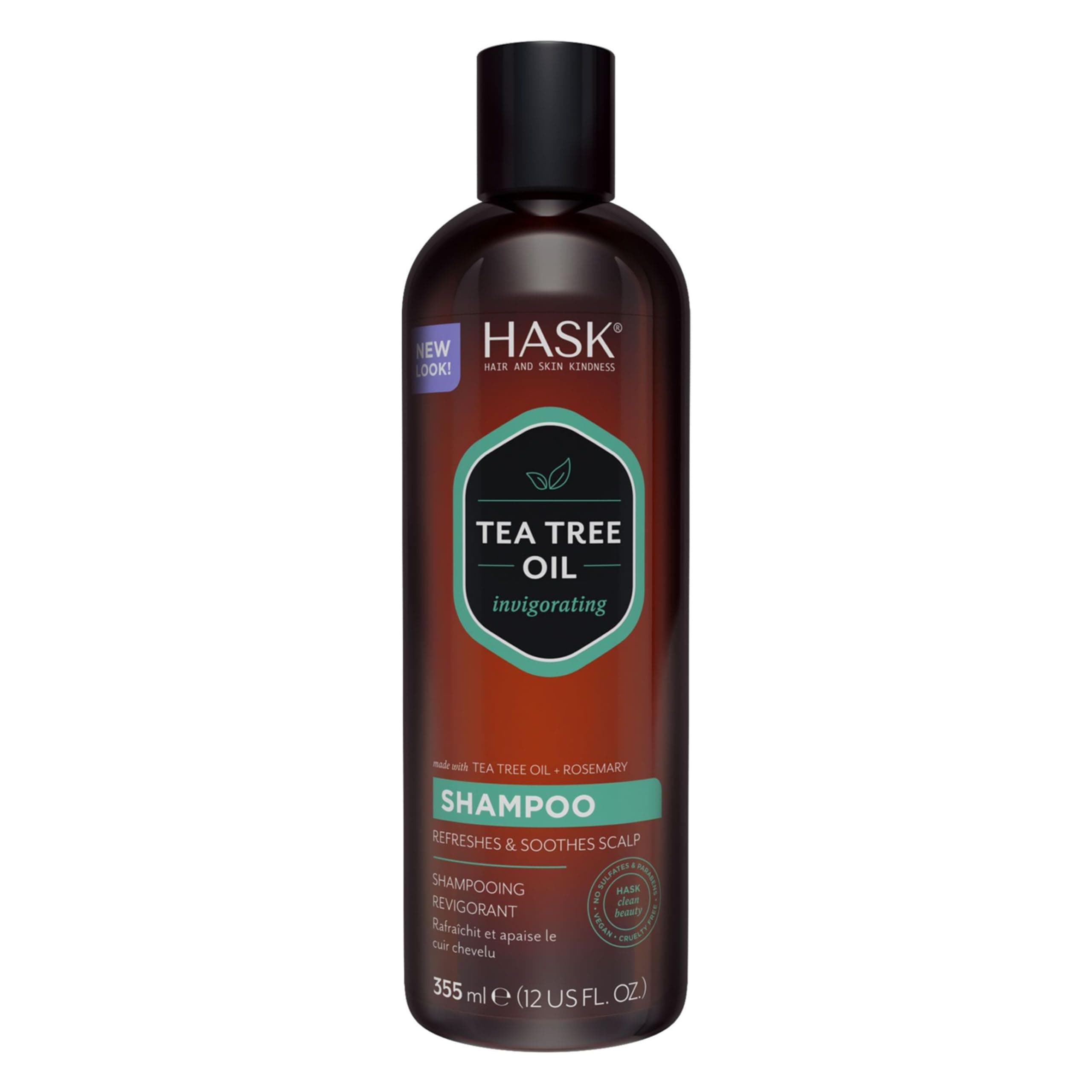 Tea Tree & Rosemary Oil Scalp Care Shampoo - 12 fl oz