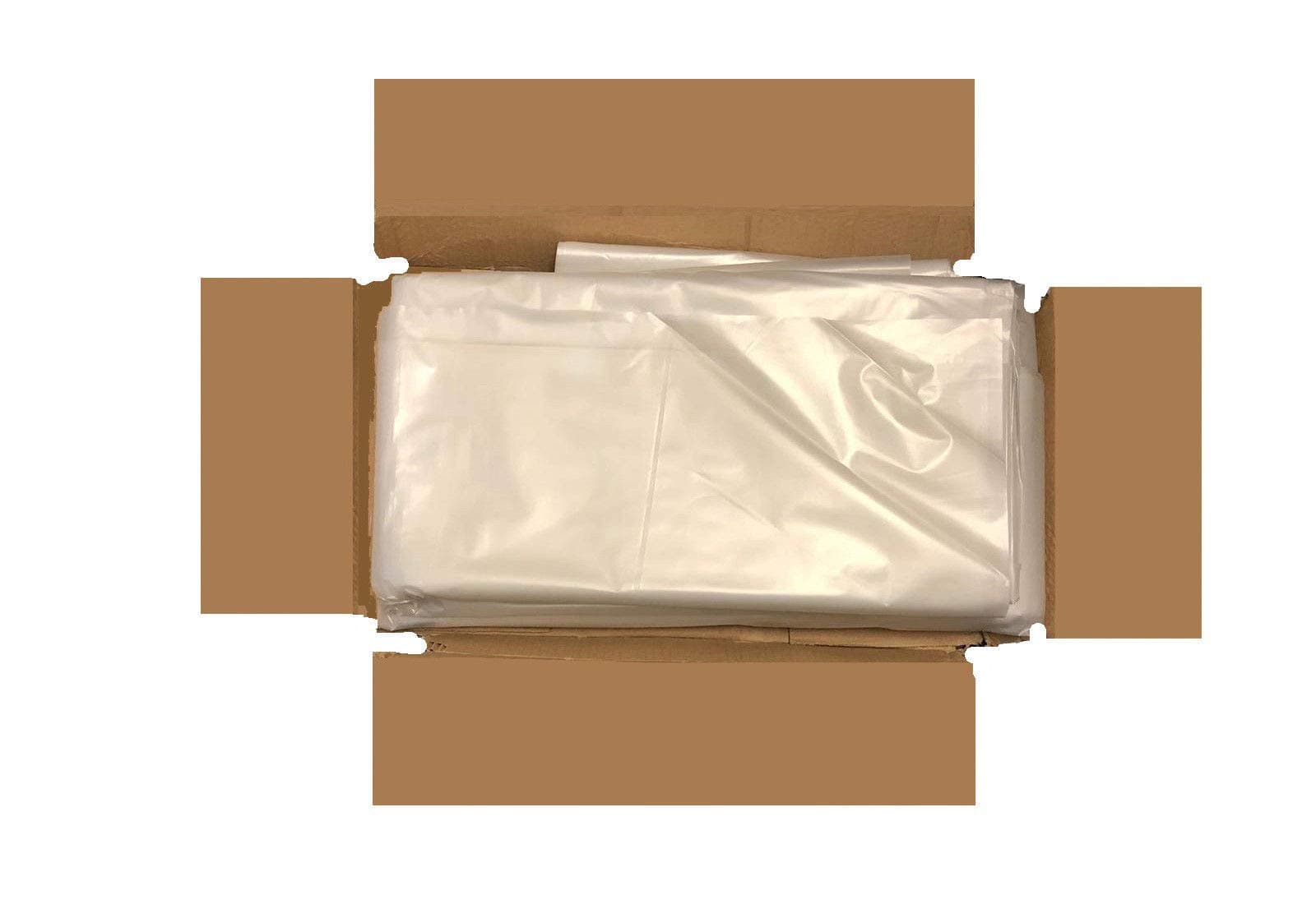 Tezraftaar® 200 Heavy Duty Rubbish Bin Bags Clear Sack Bin Liner 18 x 29 x 39" VIRGIN 200Gauge FREE EXPRESS DELIVERY