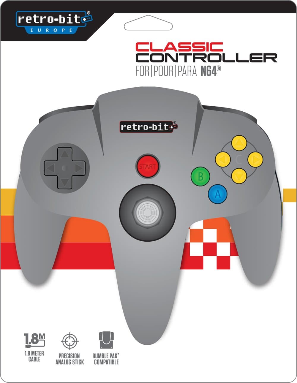 N64 Classic Controller Retro-Bit Europe (Electronic Games)