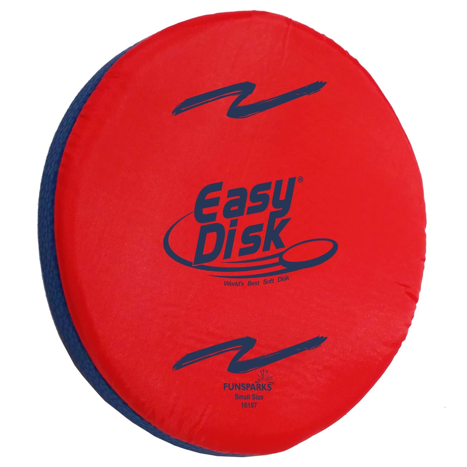 Easy Disk - Soft Catch Flying Disc - Easy to Learn and Play Disc Toss for Indoors or Outdoor Games for Kids, Beginners or Advanced Ultimate Flying Disc Game
