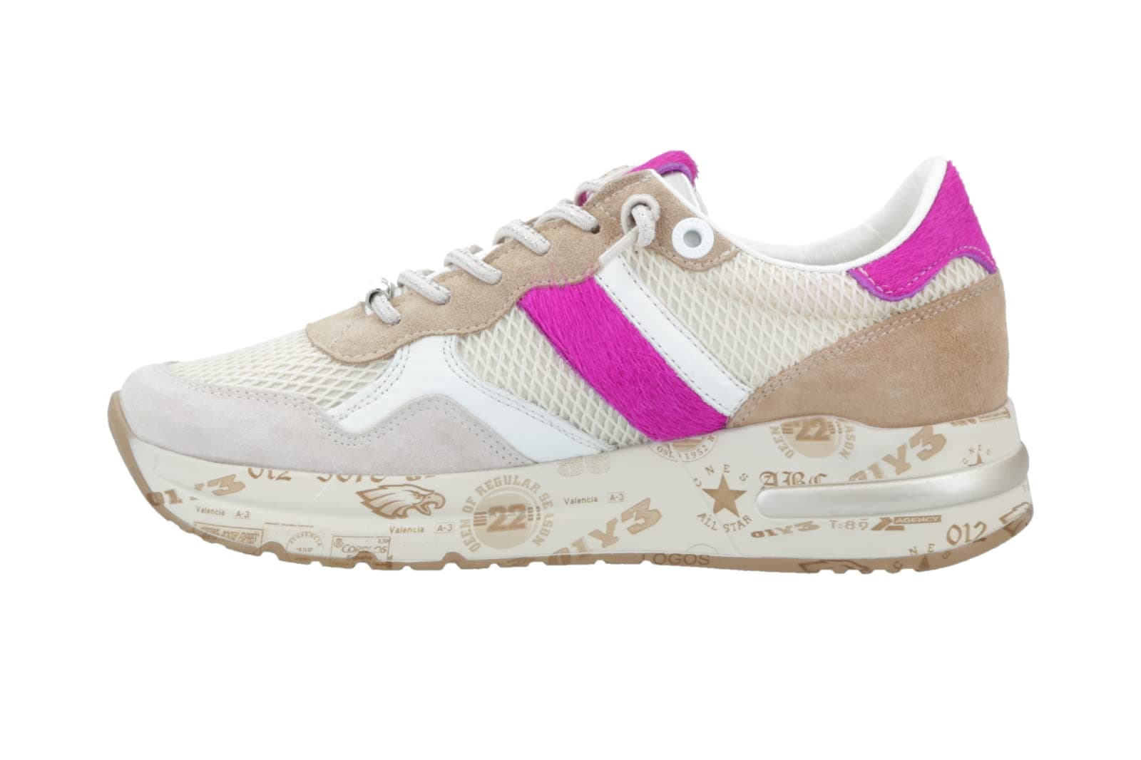 CettiTrainers, Ante Mesh Ivory, 7 UK