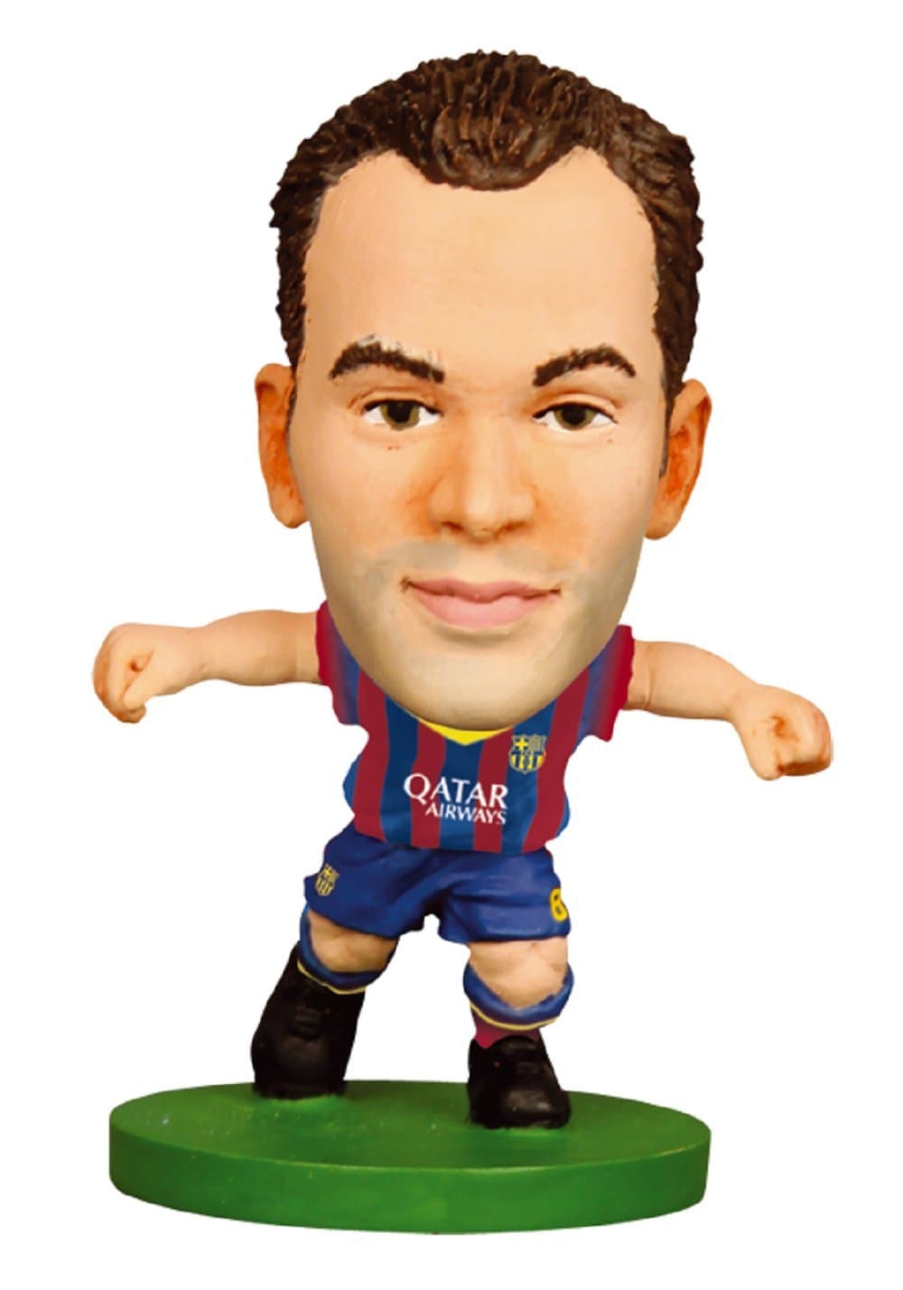 SoccerStarz FC Barcelona Andres Iniesta Home Kit