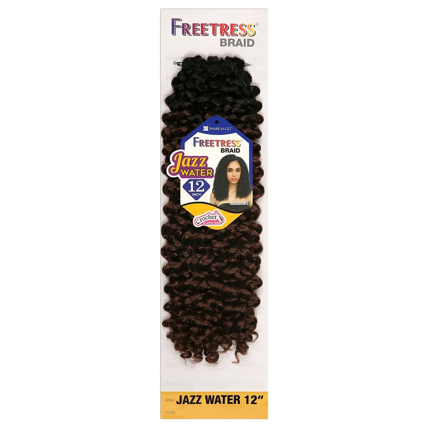 MULTI-PACK DEALS! FreeTress Synthetic Hair Crochet Braids Jazz Water 12" (4-PACK, OT30)