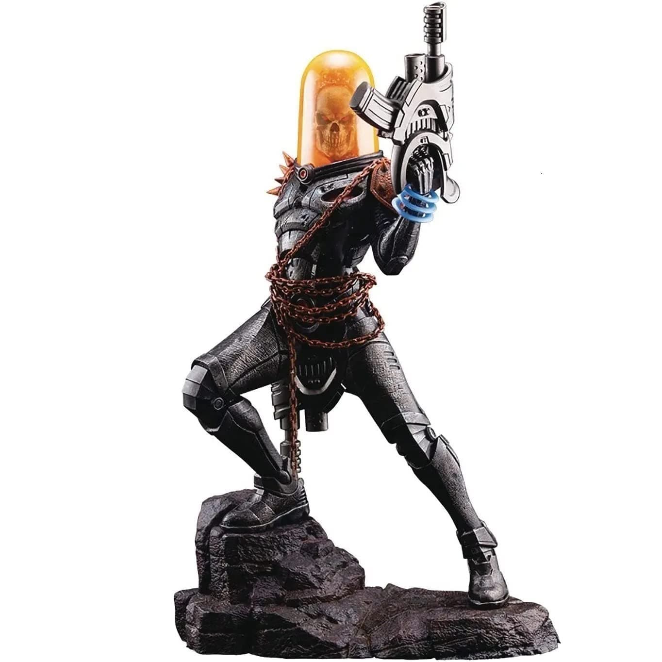 Kotobukiya Direct Marvel Ghost Rider Artfx Premier Statue Cosmic, Multicolor