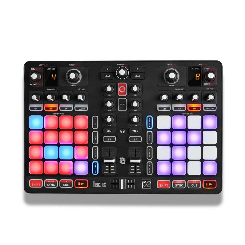 Hercules DJ P32 Pad MIDI Controller (Multicolor)
