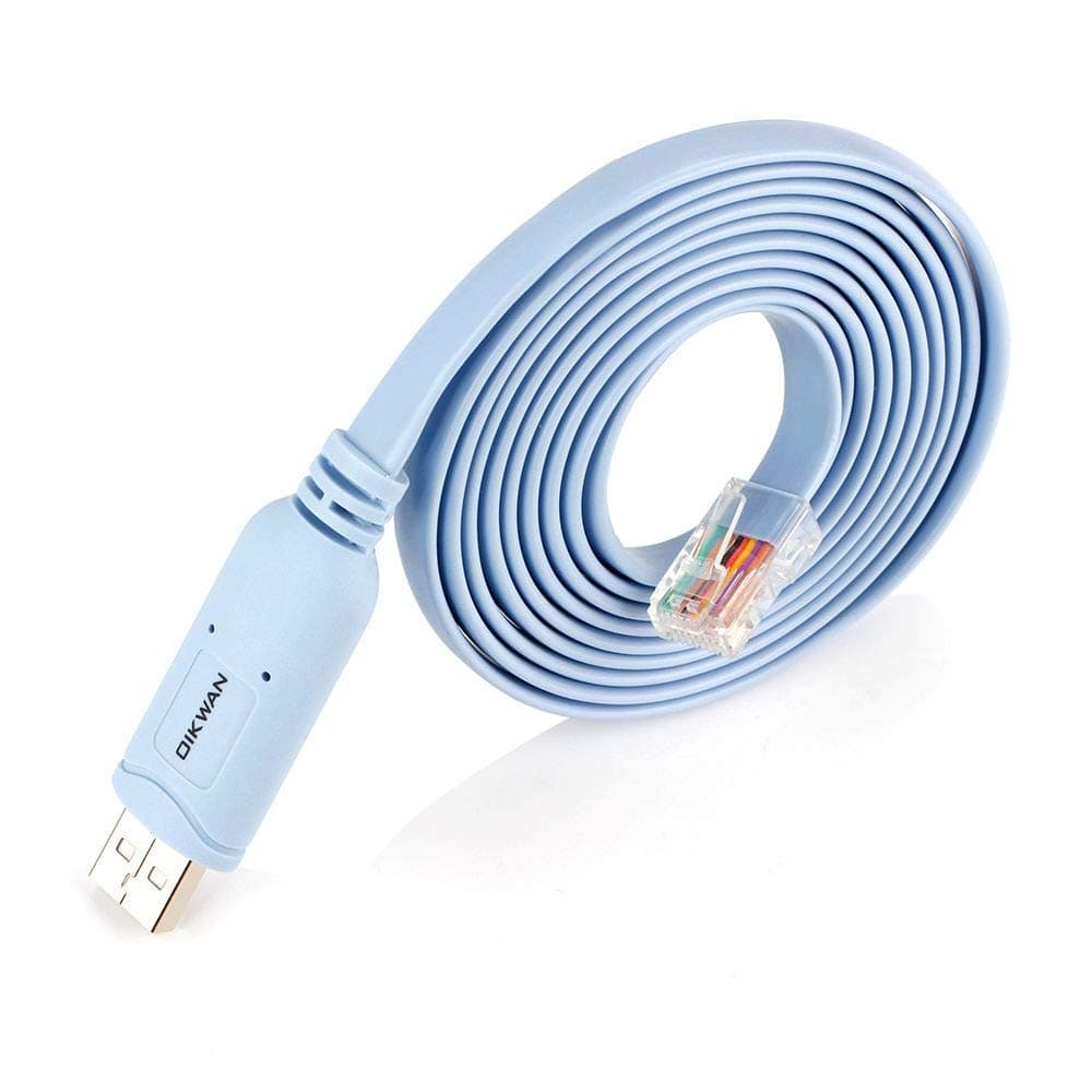 – USB Console Cable,USB to RJ45 Console Cable for Cisco Routers/AP Router/Switch Windows, Mac, Linux(1.8m,Blue)