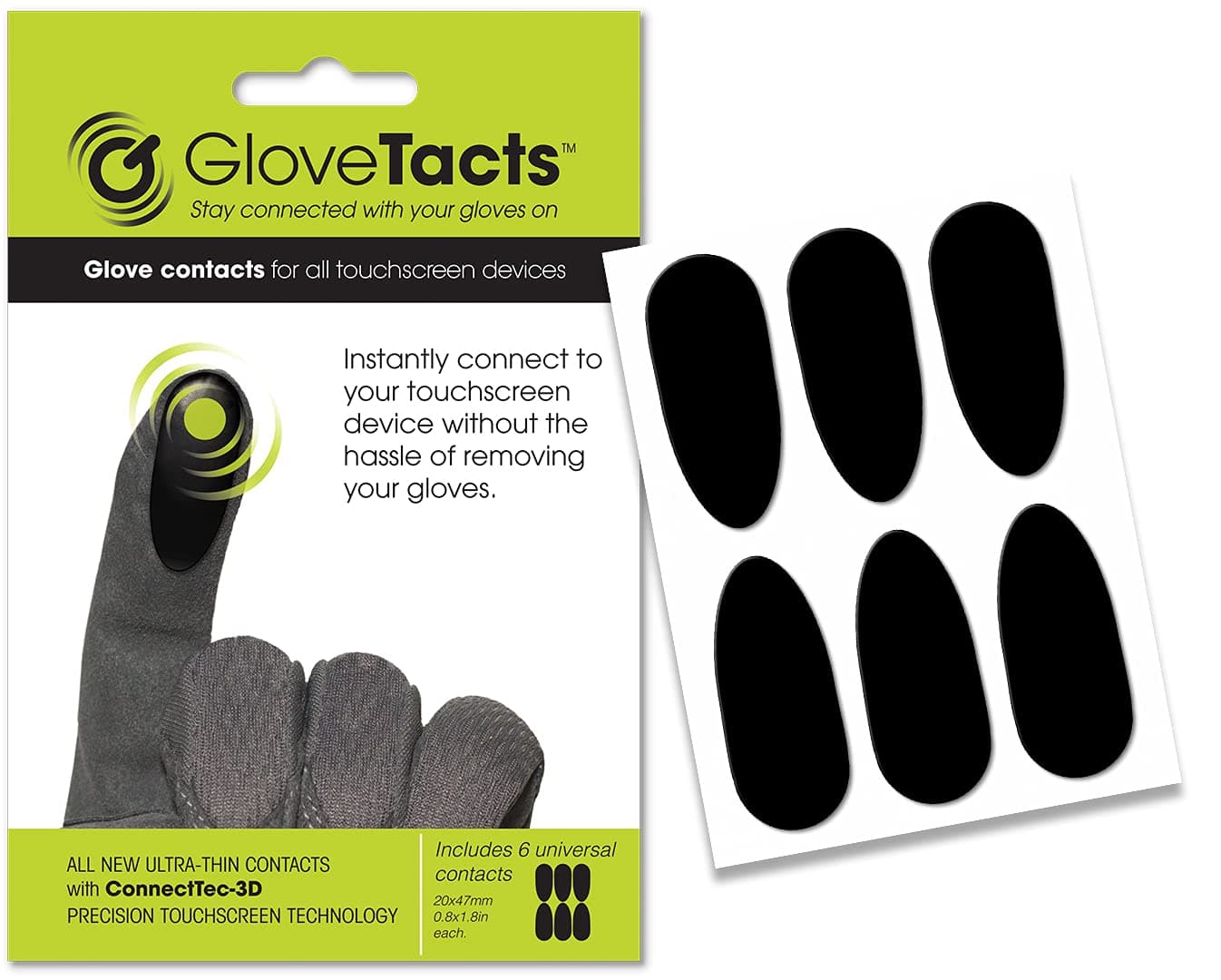 Ultra Thin Conductive Touch Screen Stickers for Gloves: The Easiest Way to Make Gloves Touch Compatible