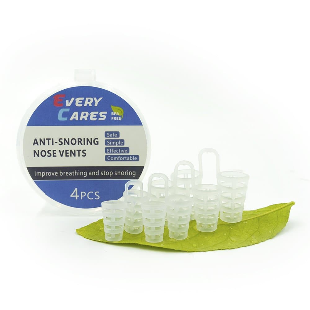 Anti Snoring Devices 4 Pieces(4 Sizes) S M L XL Nose Vents, Breathing Device, Anti Snore Nose, Snore Care, Nose Snoring, Sleep Natural Sleep Aid, Snore Solutions, Nose Breathing Aids, Travel Case